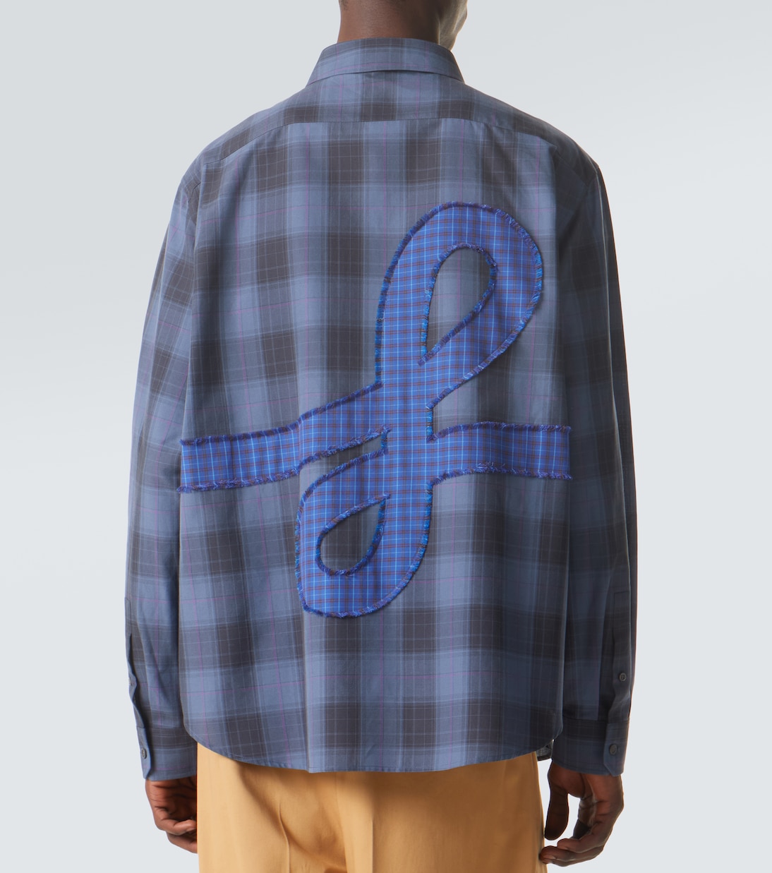 Checked cotton poplin shirt | Loewe