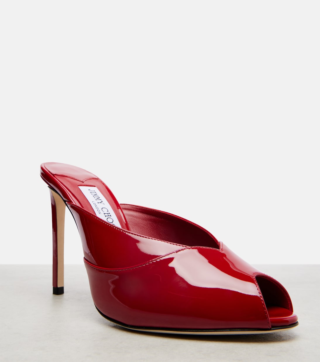 Brigitte 100 patent leather mules | Jimmy Choo