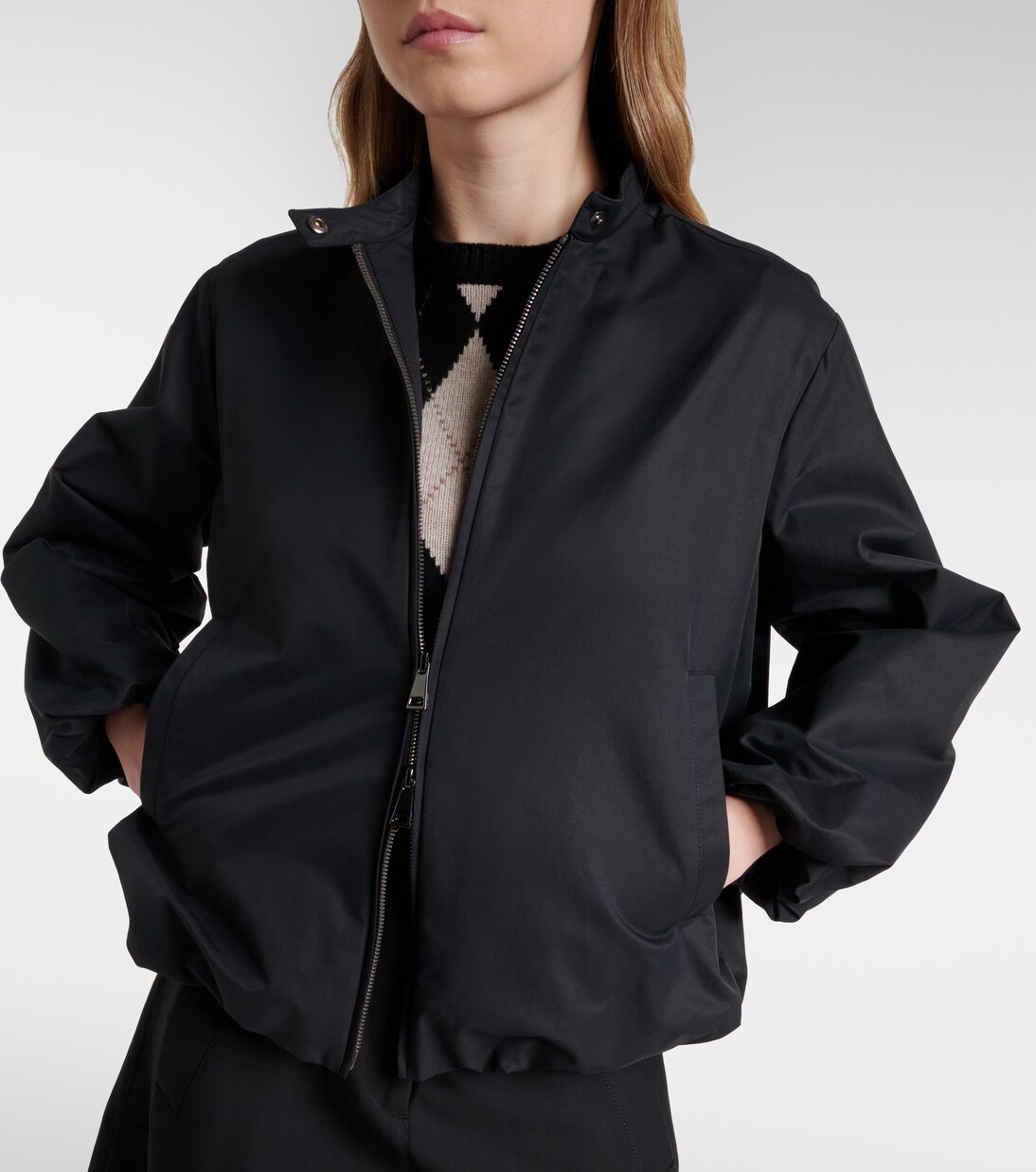 Gruissan cotton-blend bomber jacket | Moncler