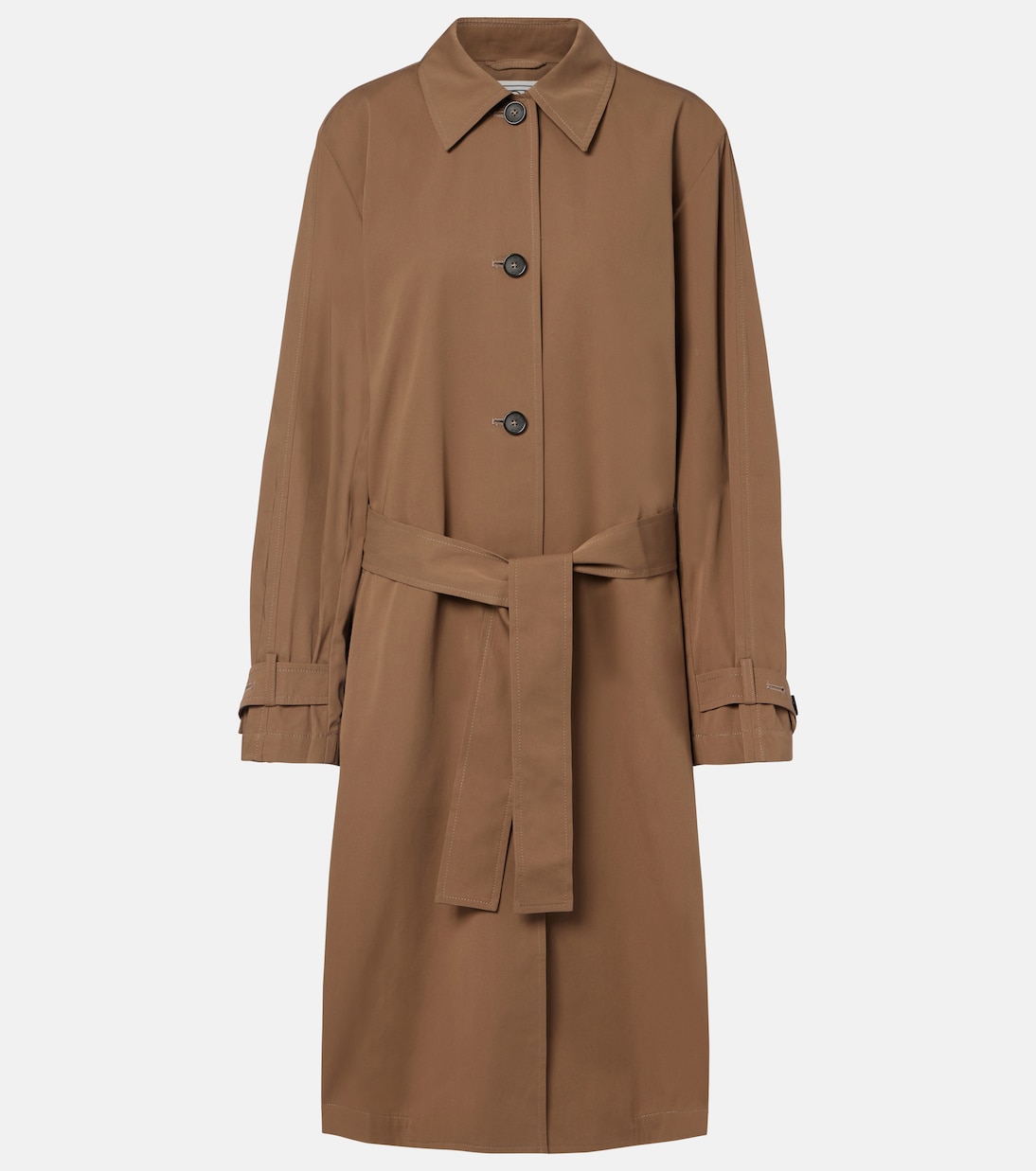 Belted cotton trench coat | Toteme