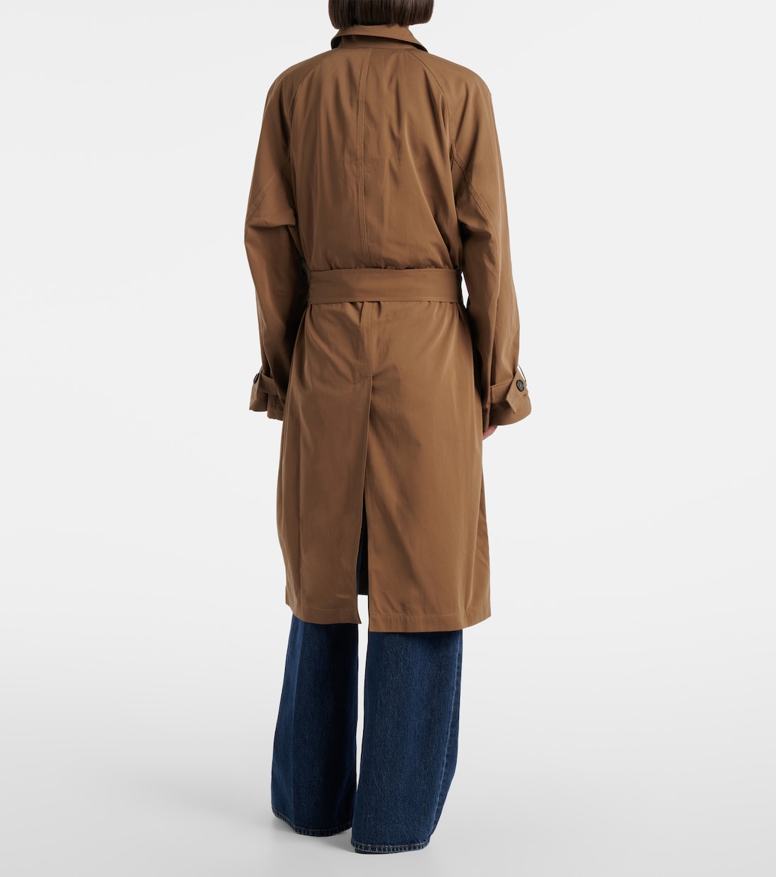 Belted cotton trench coat | Toteme