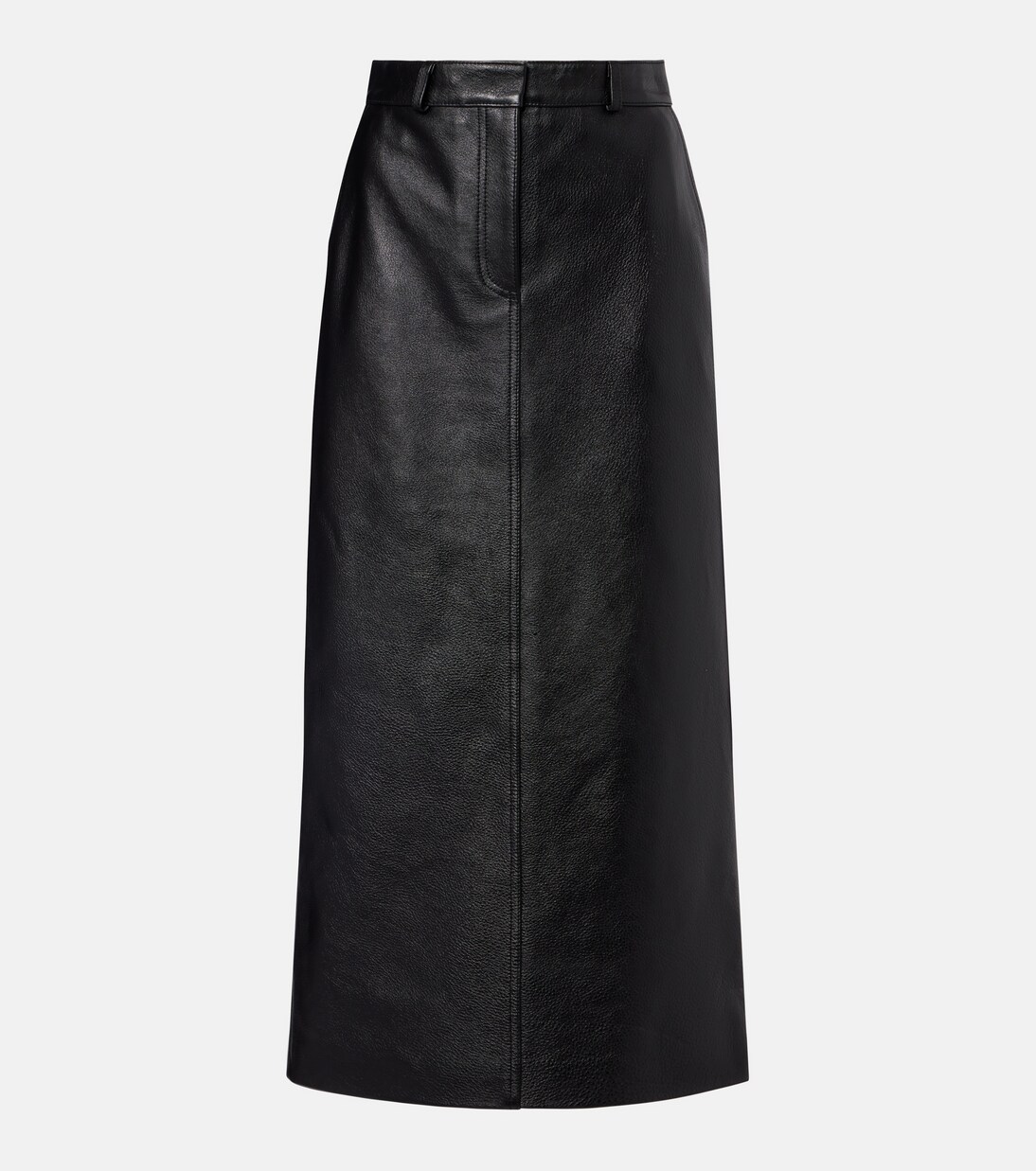 Leather midi skirt | Toteme