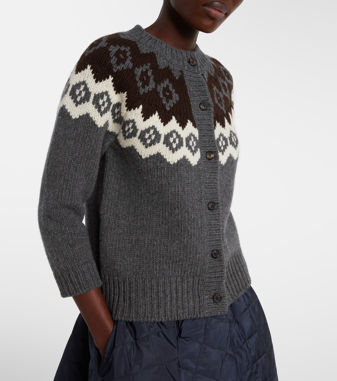 Cardigan aus Wolle und Kaschmir | Prada