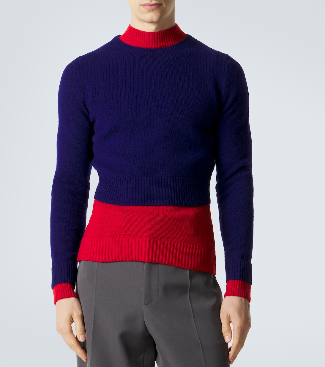 Layered wool sweater | Jil Sander