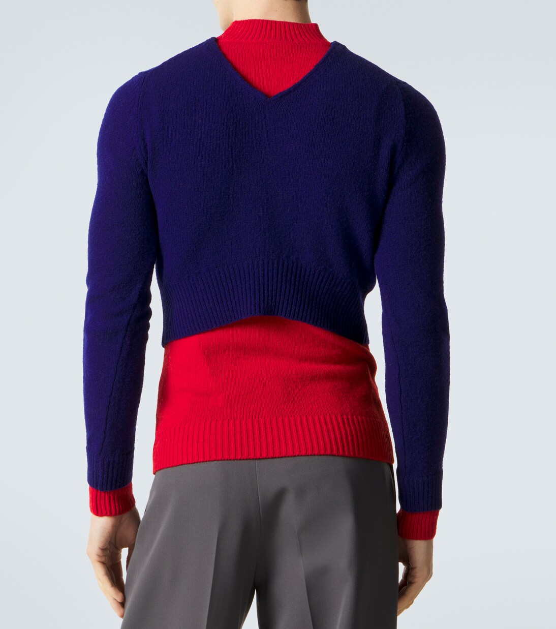 Layered wool sweater | Jil Sander