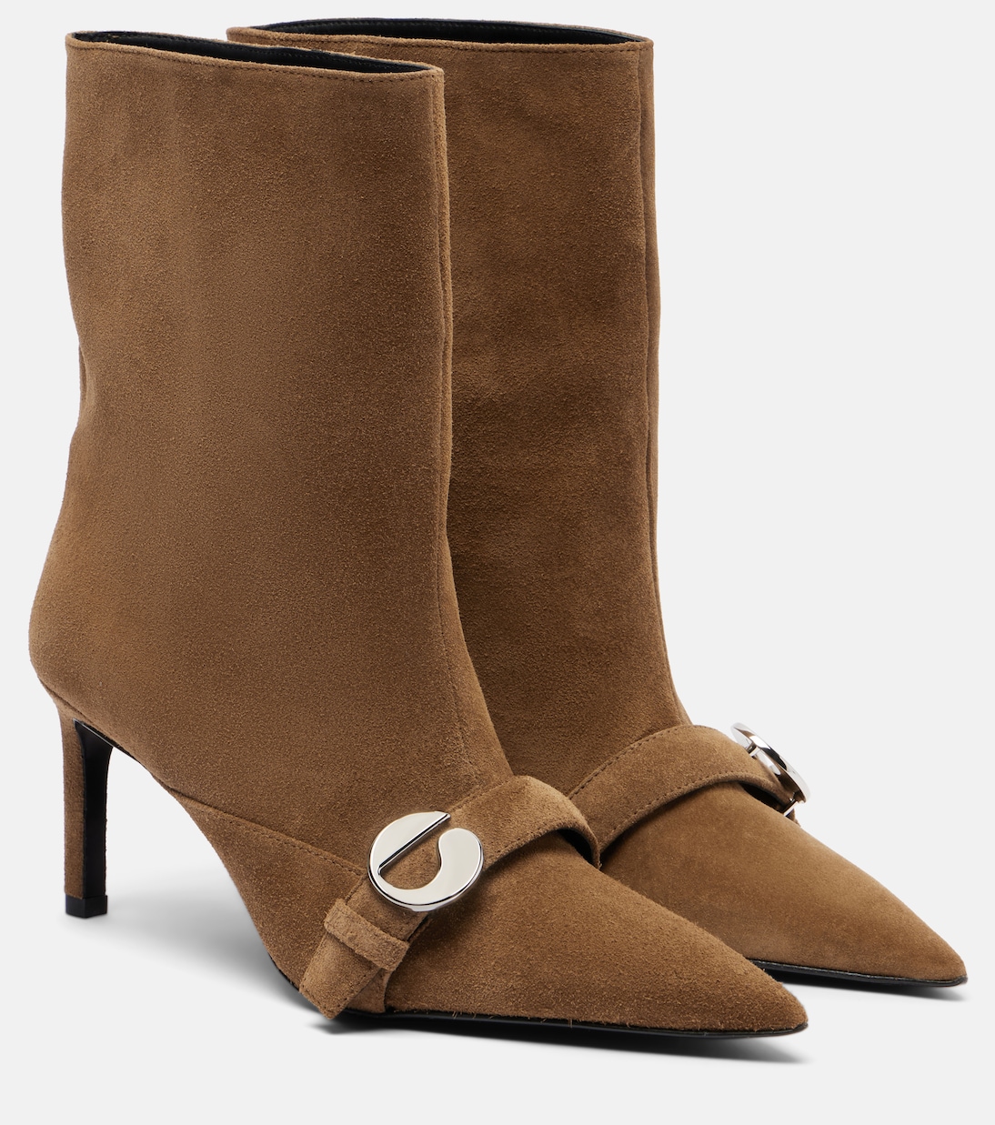 Ankle Boots aus Veloursleder | Coperni