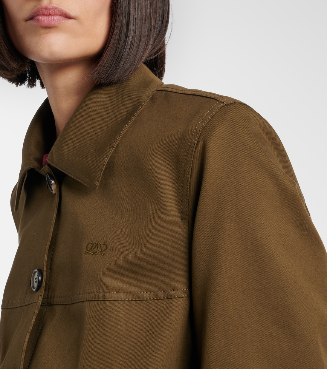 Chaqueta de algodón y seda | Loewe