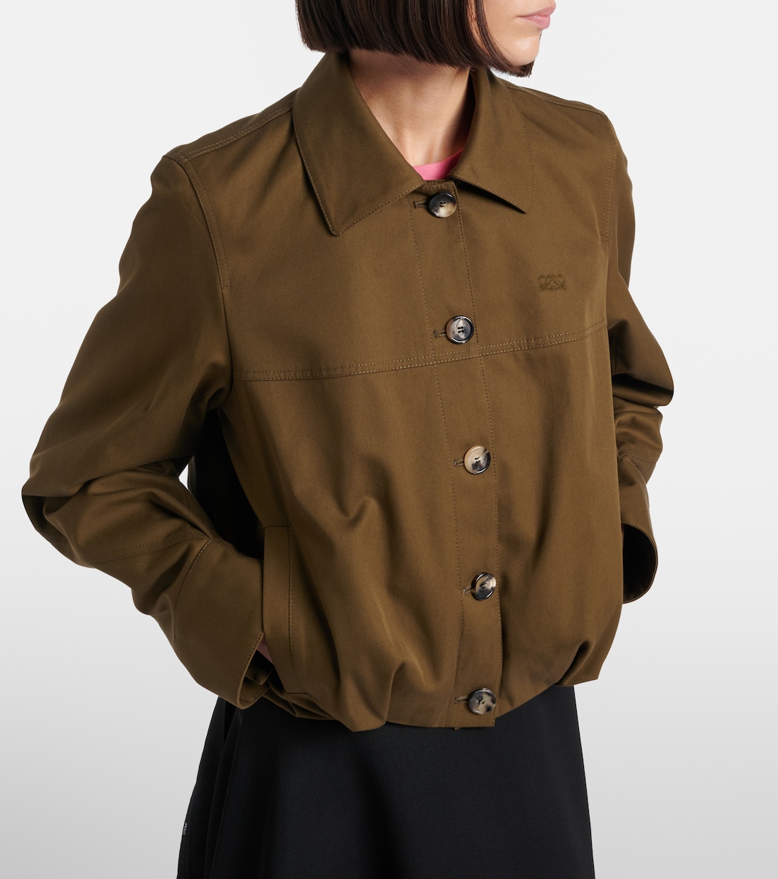 Chaqueta de algodón y seda | Loewe