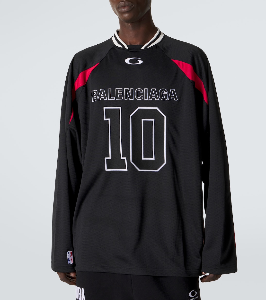 x NBA logo jersey T-shirt | Balenciaga