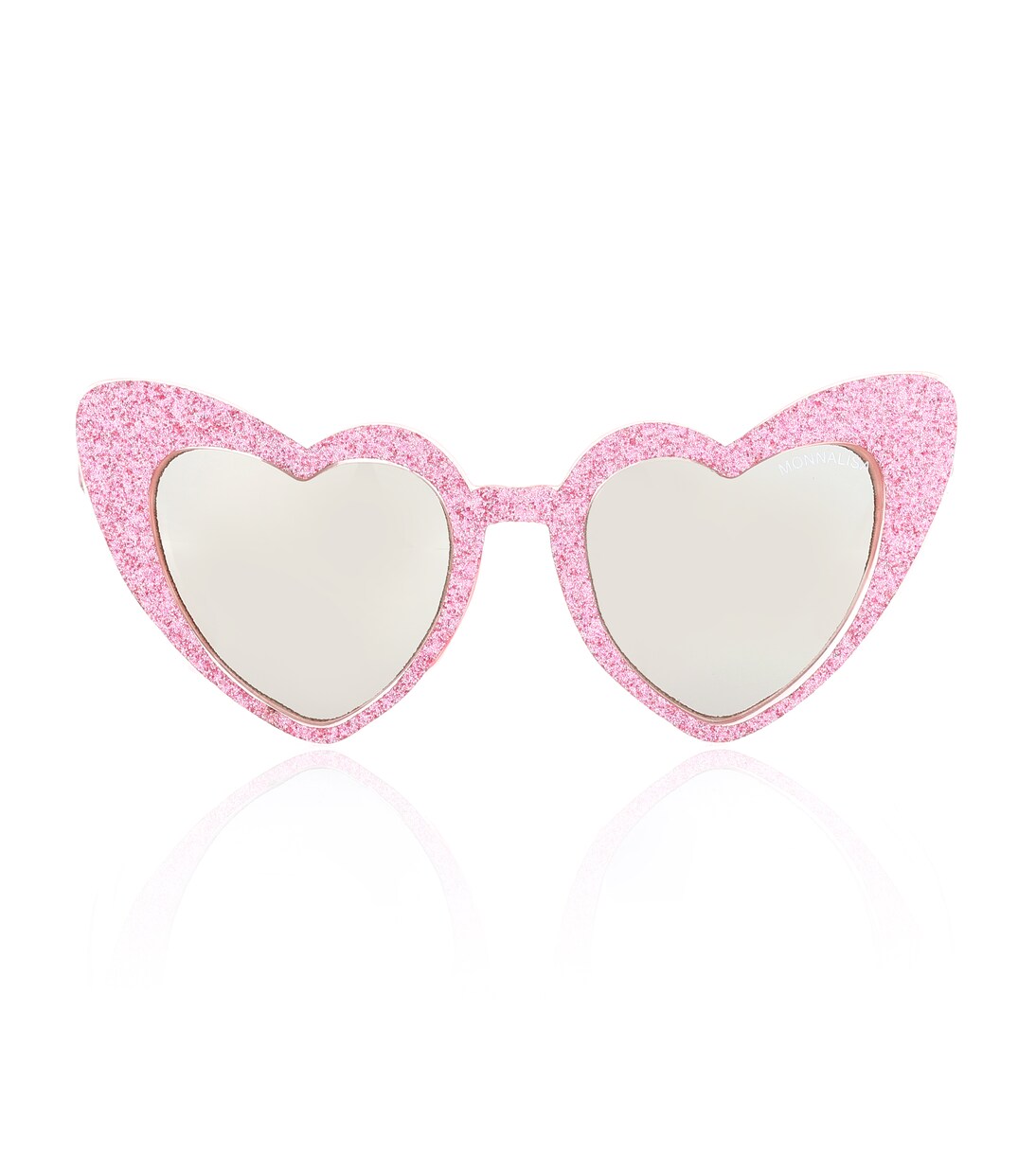 Glitter heart-shaped sunglasses | Monnalisa