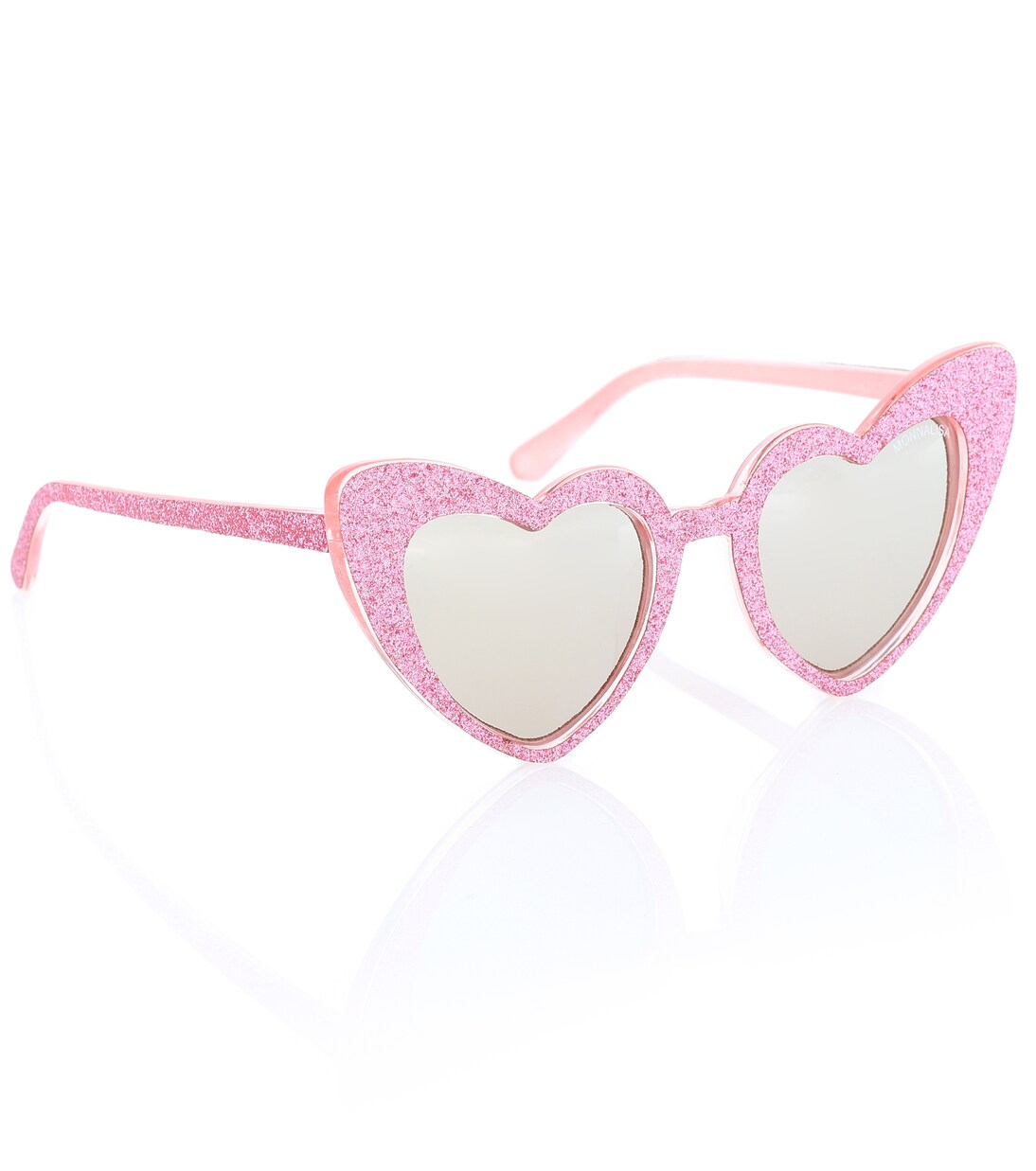 Glitter heart-shaped sunglasses | Monnalisa