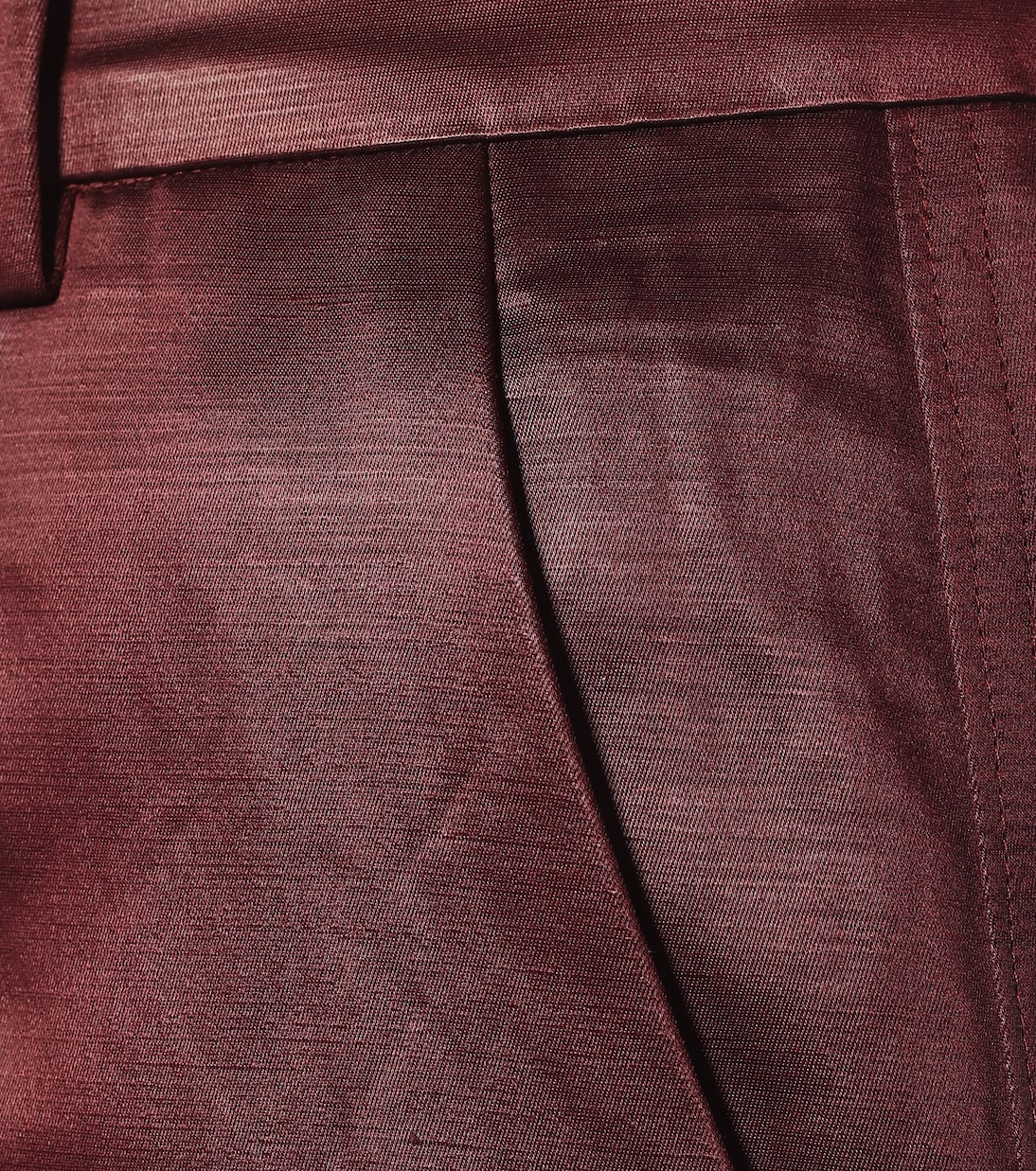 Pantalon évasé Tana en satin de lin mélangé | Joseph
