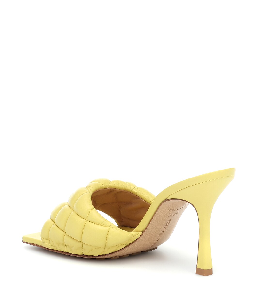 Padded leather sandals | Bottega Veneta