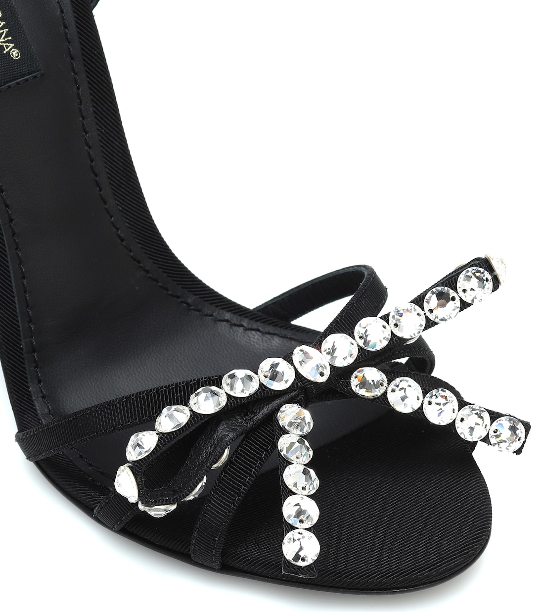 Verzierte Sandalen aus Satin | Dolce&Gabbana