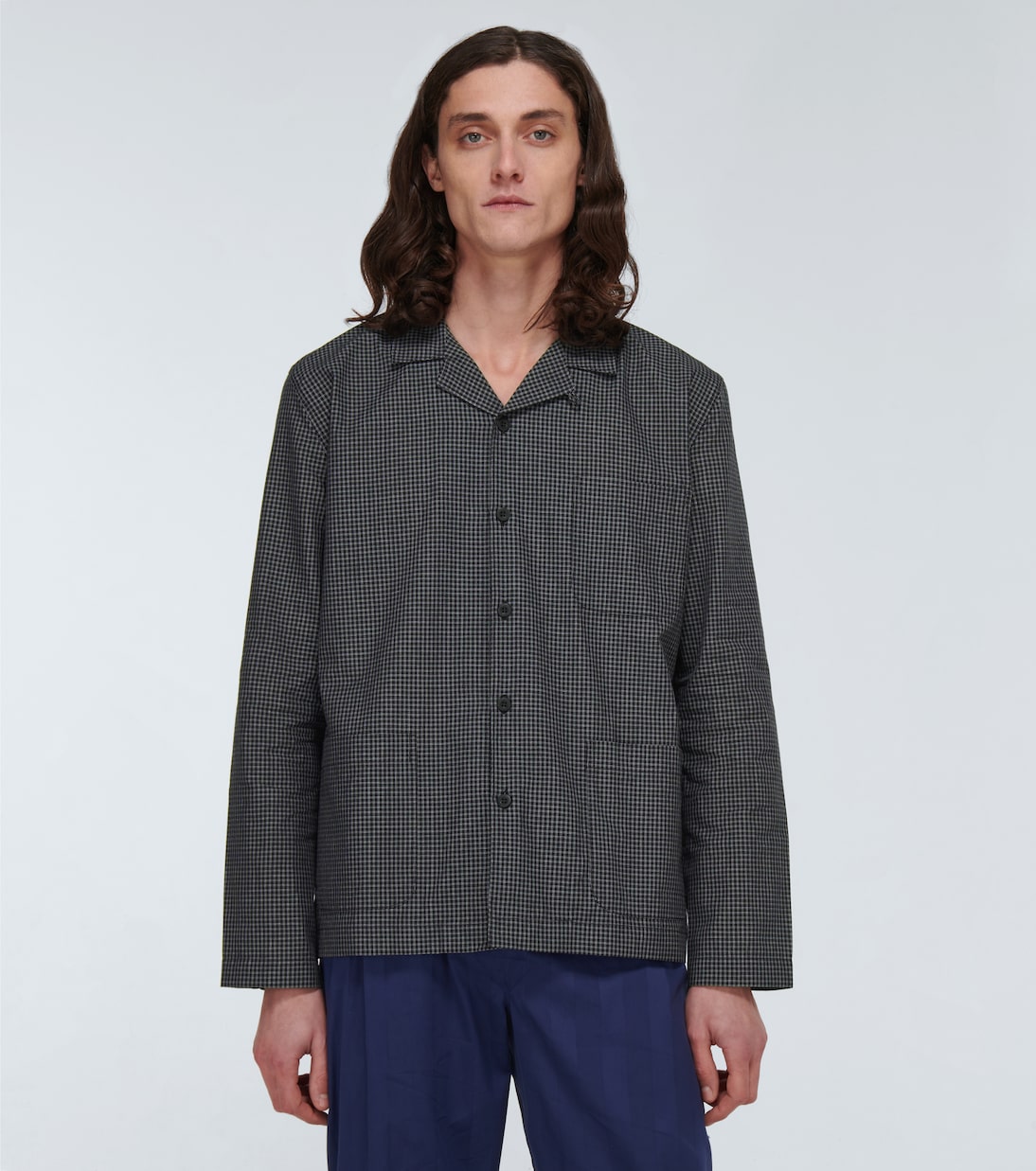 Camisa de pijama de algodón | Sunspel
