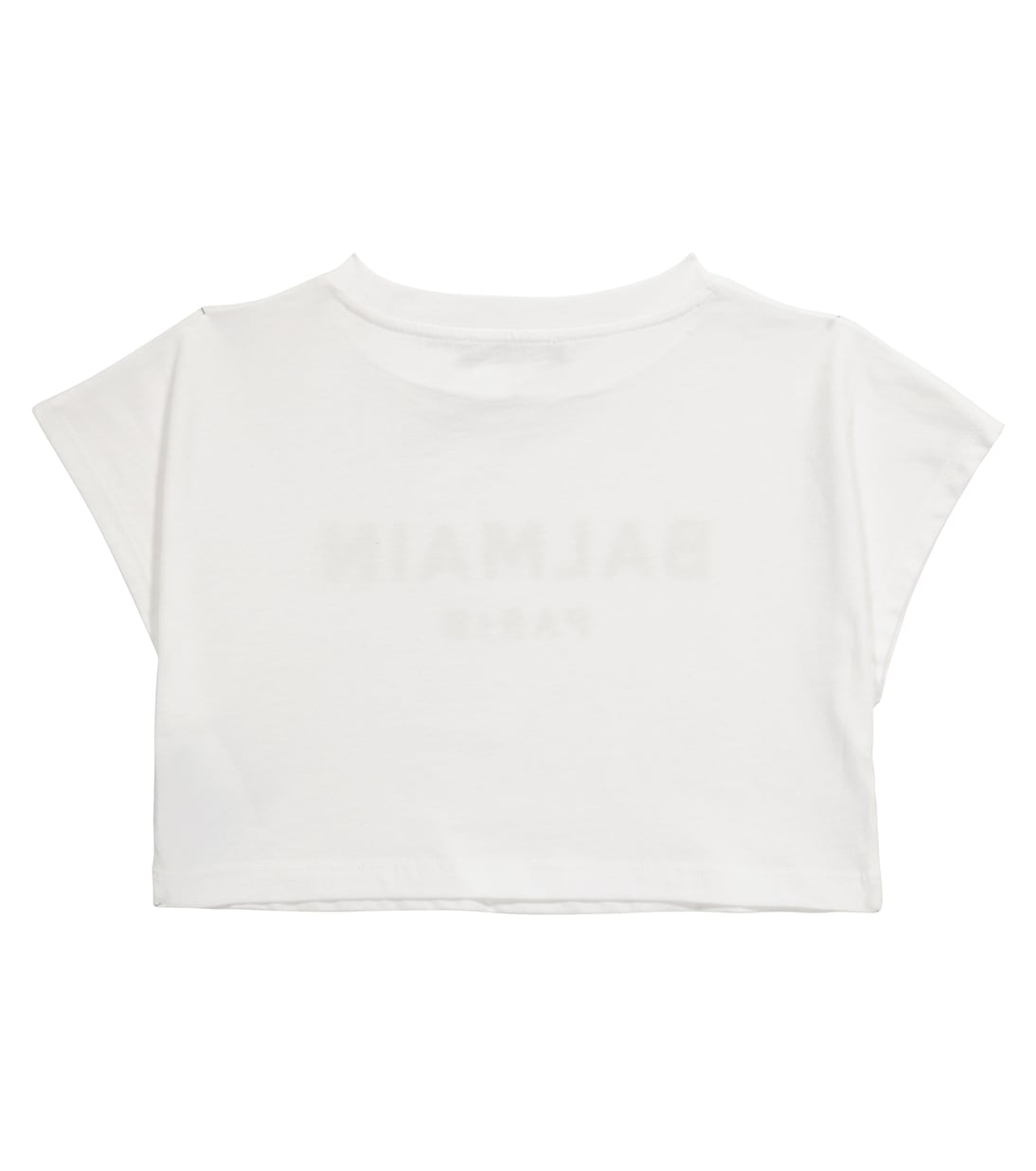 Top aus Baumwolle mit Logo | Balmain Kids