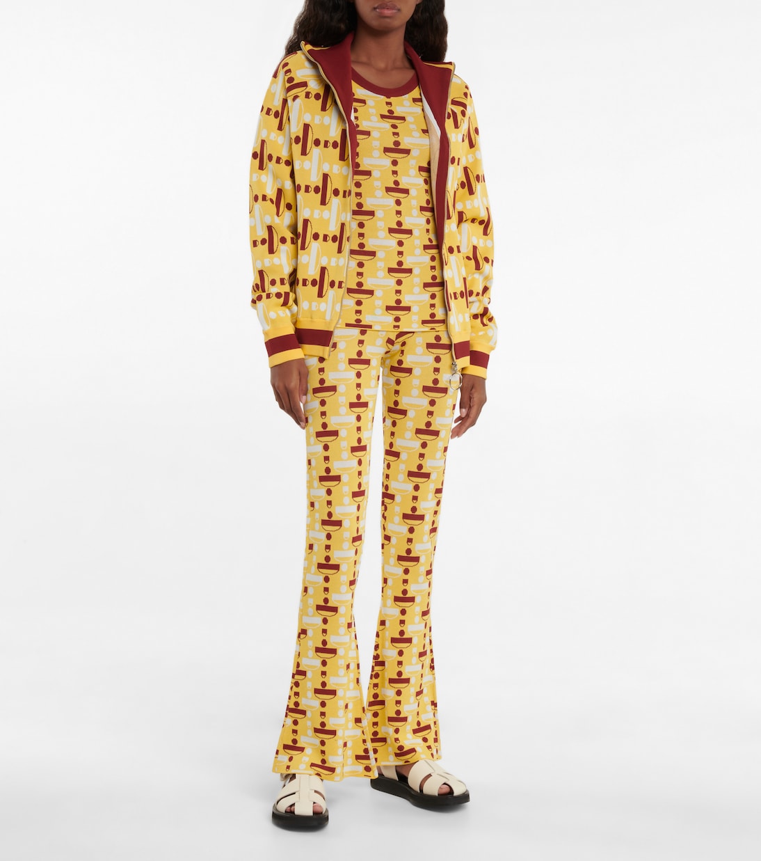 Pantalon évasé à taille haute | Dodo Bar Or