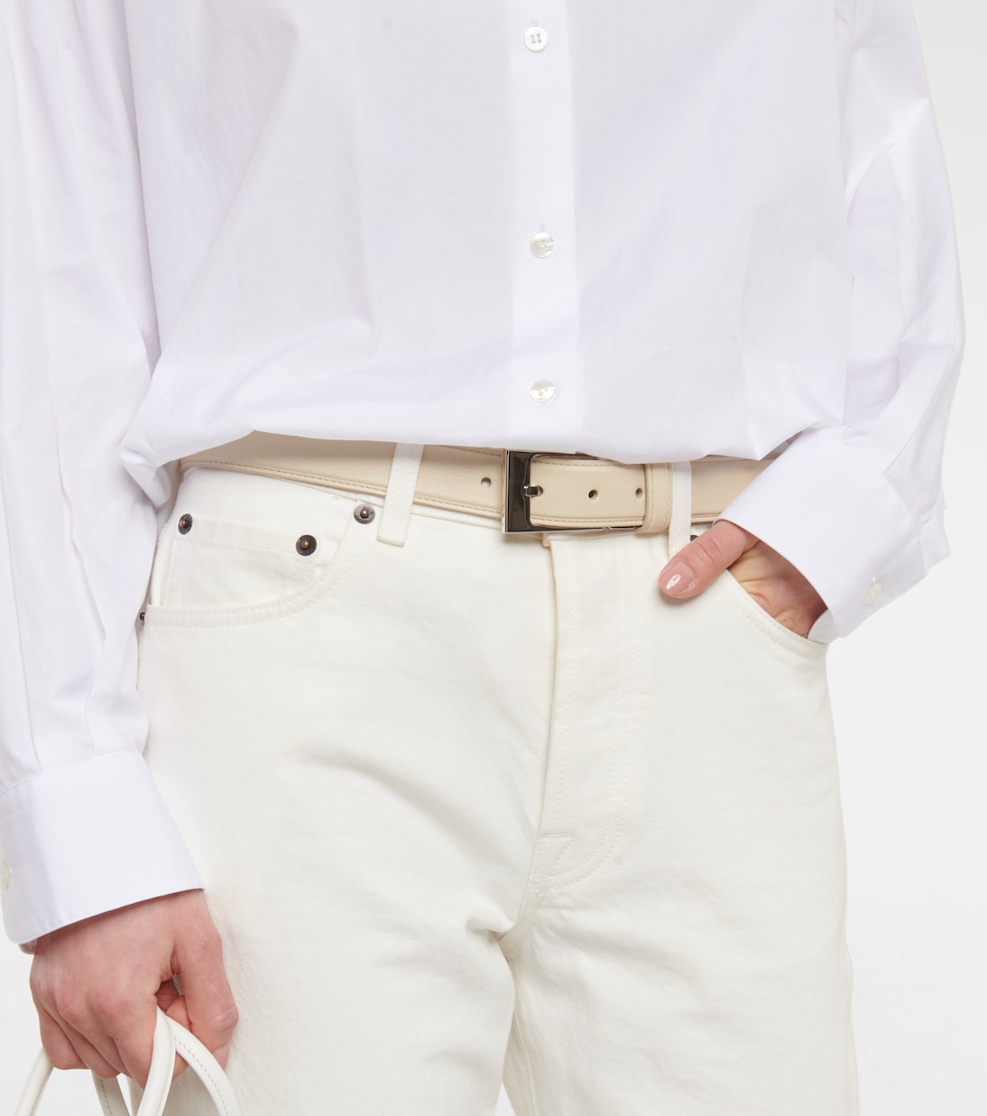 Cintura in pelle gioiello THE ROW per stile giovane e trendy