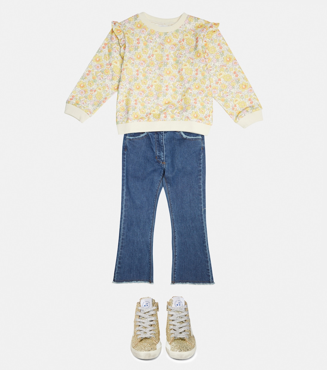 Sudadera de algodón floral Liberty | Tartine et Chocolat