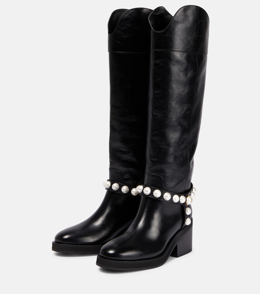 Botas altas Tonya 70 con adornos | Jimmy Choo
