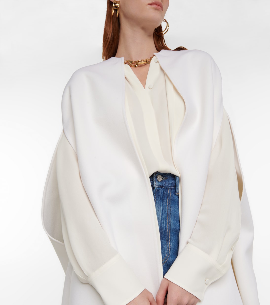 Bridal - Mantella in lana e cashmere | Valentino