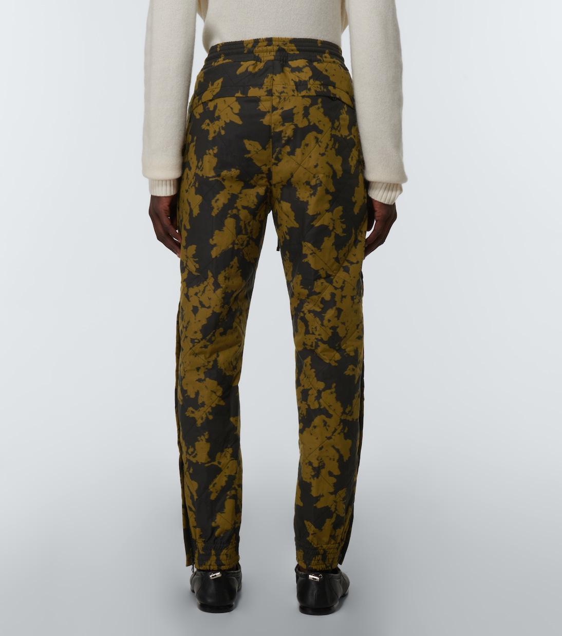Pantaloni in misto cotone con stampa | Dries Van Noten