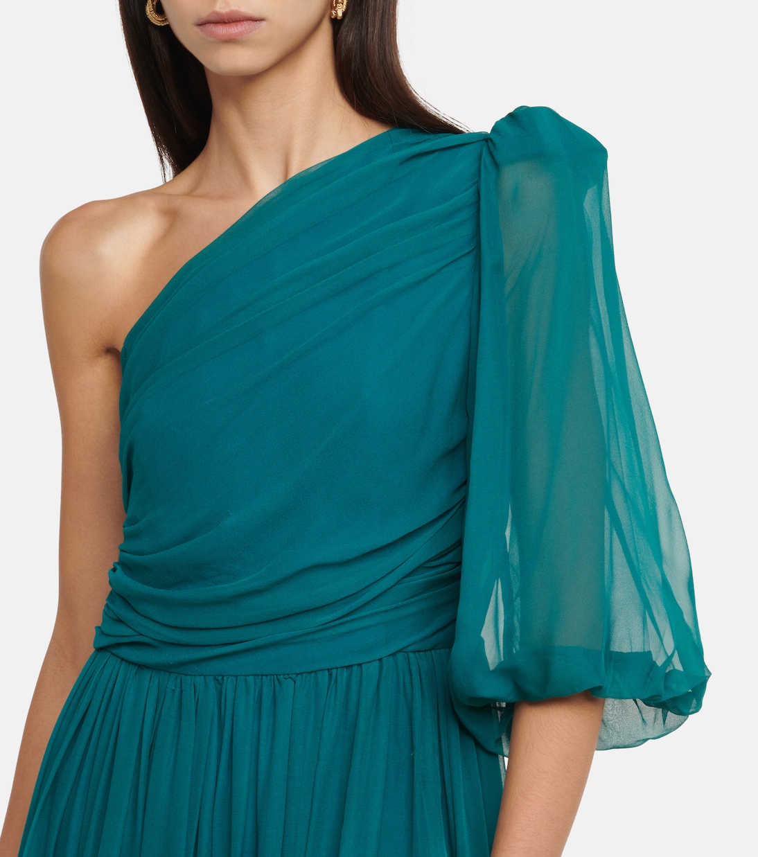 Robe longue Shauna en soie | Costarellos