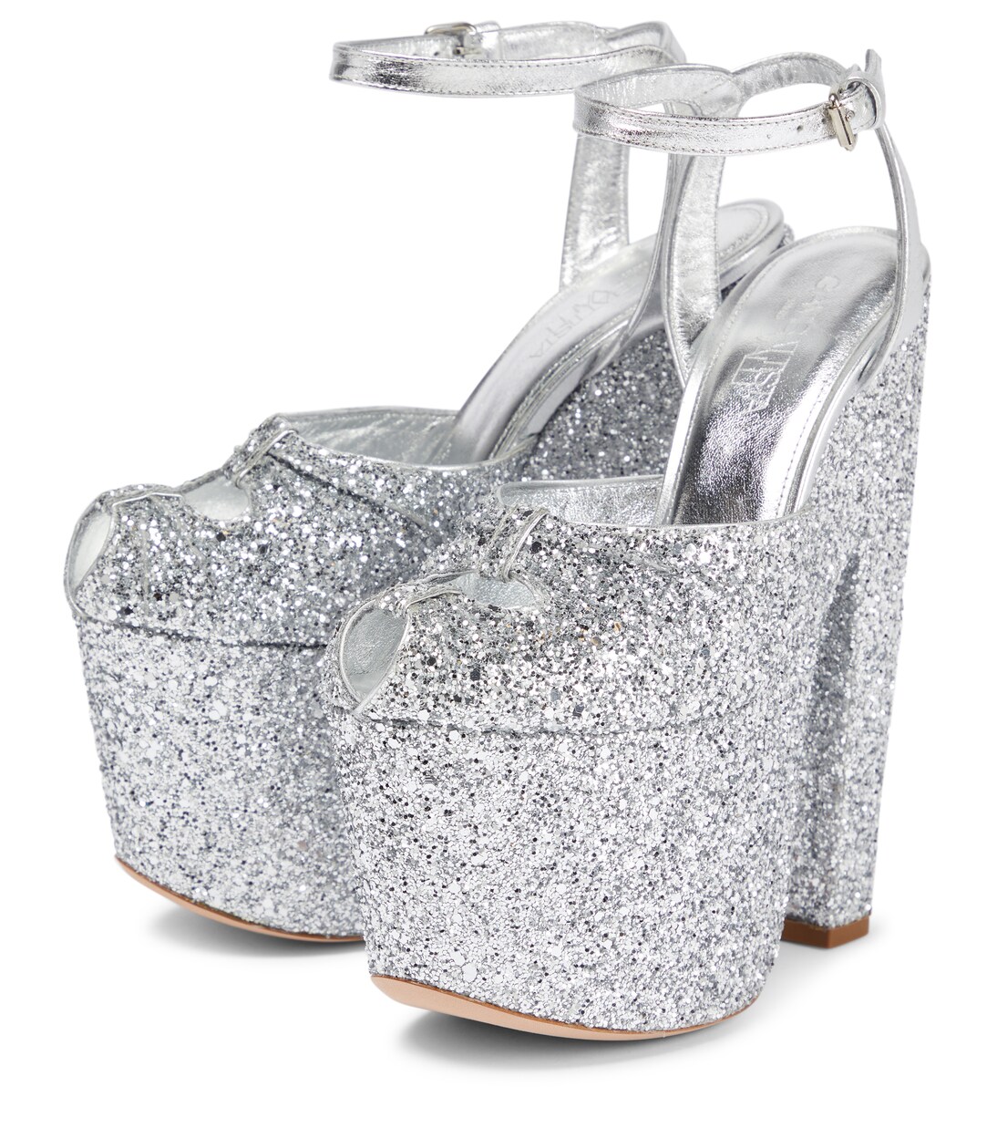 Sandali con glitter e plateau | Giambattista Valli