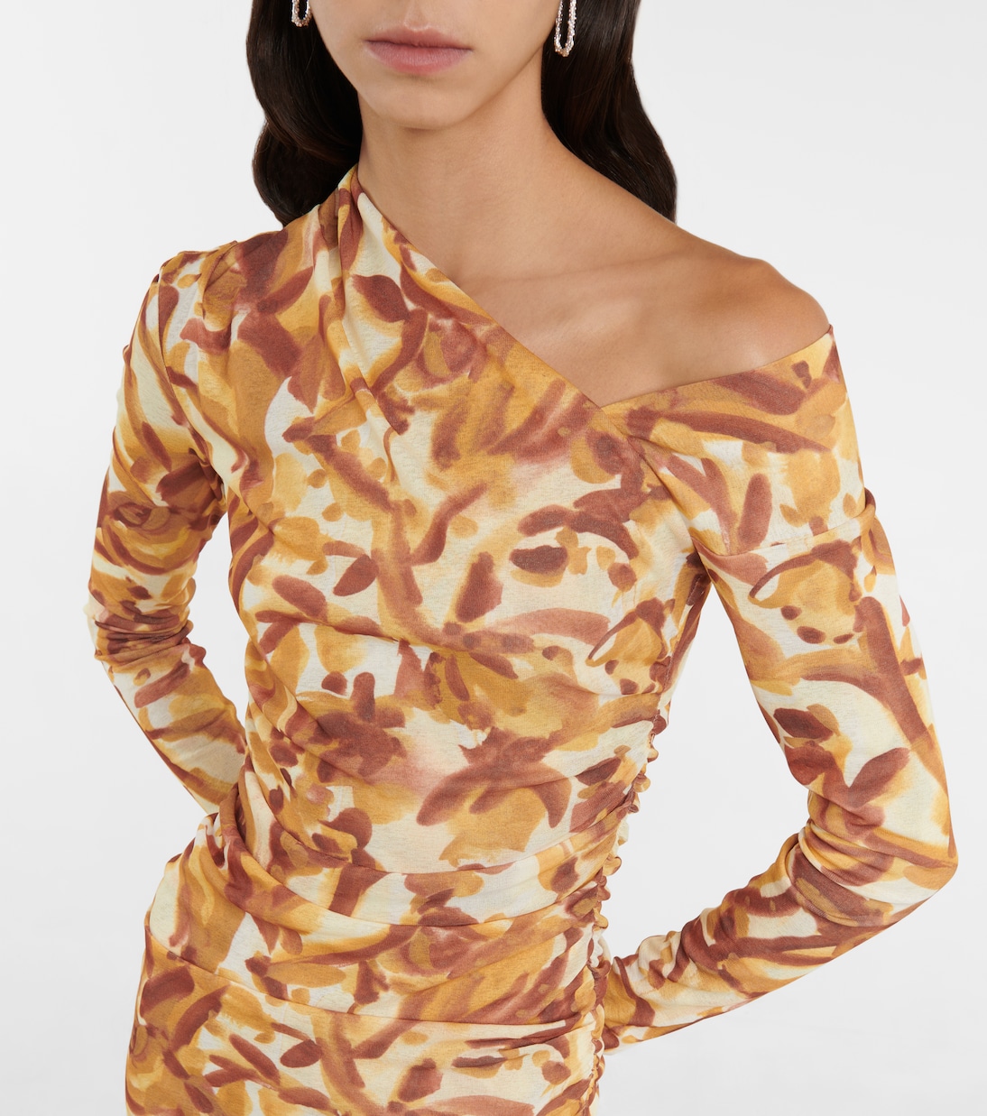 Jasno printed jersey midi dress | Nanushka