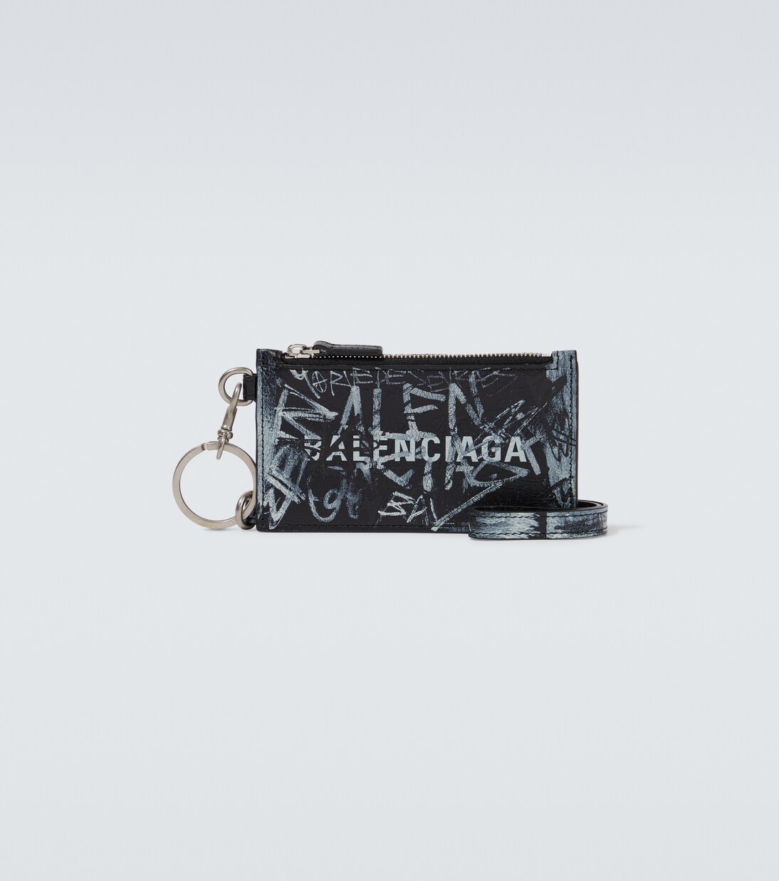Balenciaga keychain wallet deals