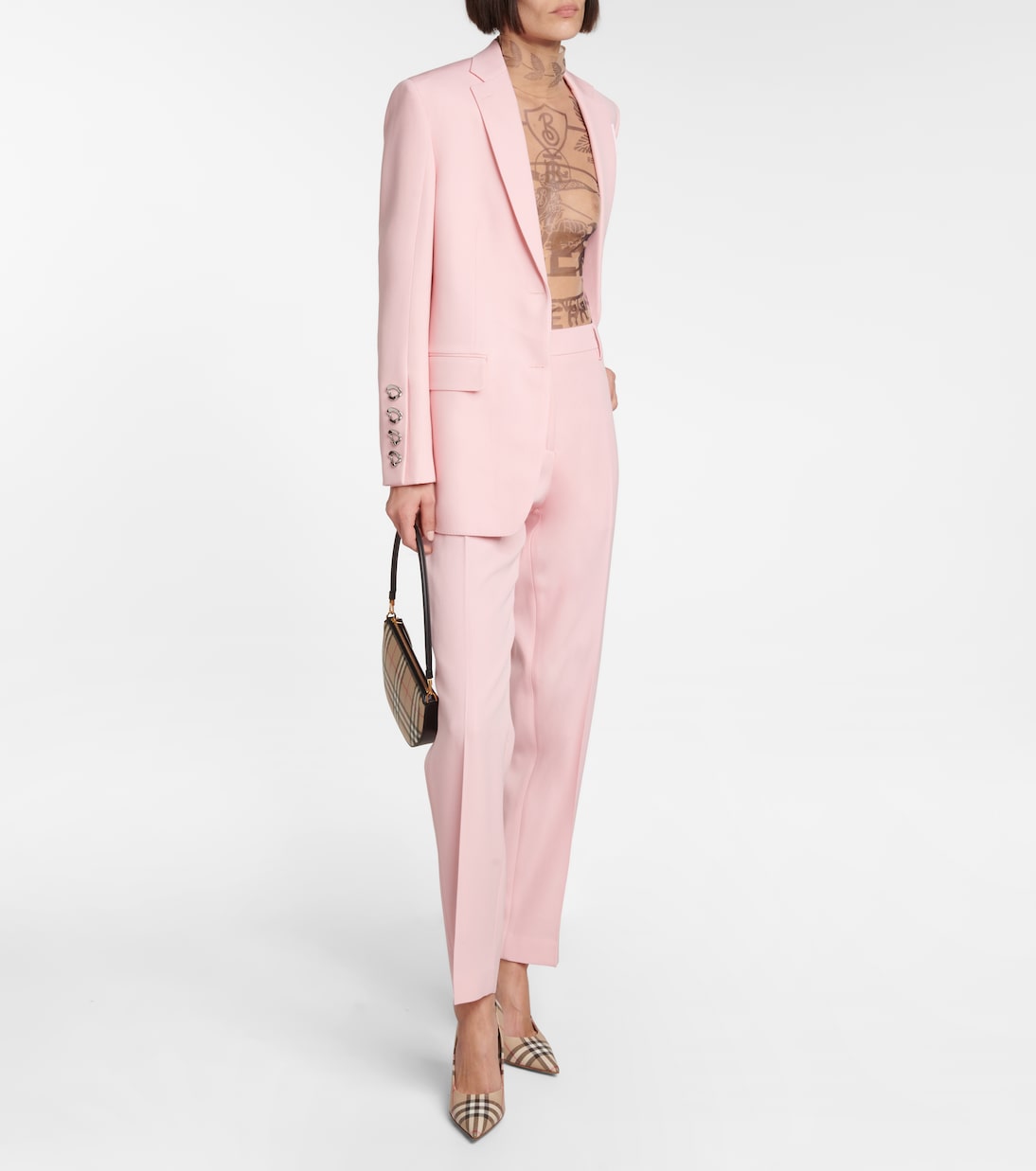 Blazer monopetto in lana | Burberry