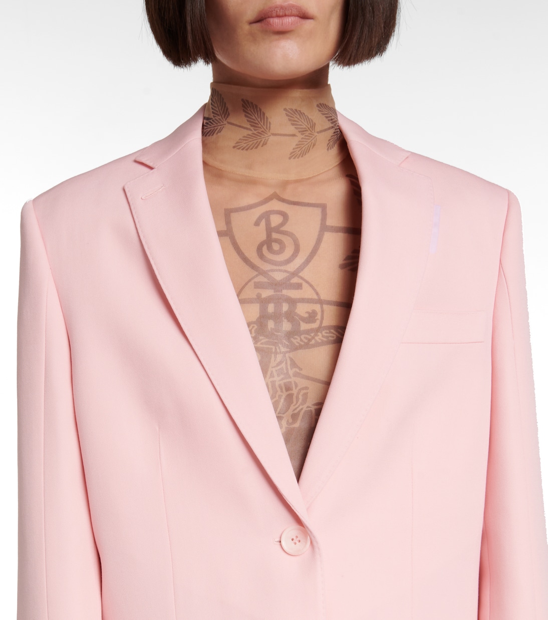 Blazer monopetto in lana | Burberry