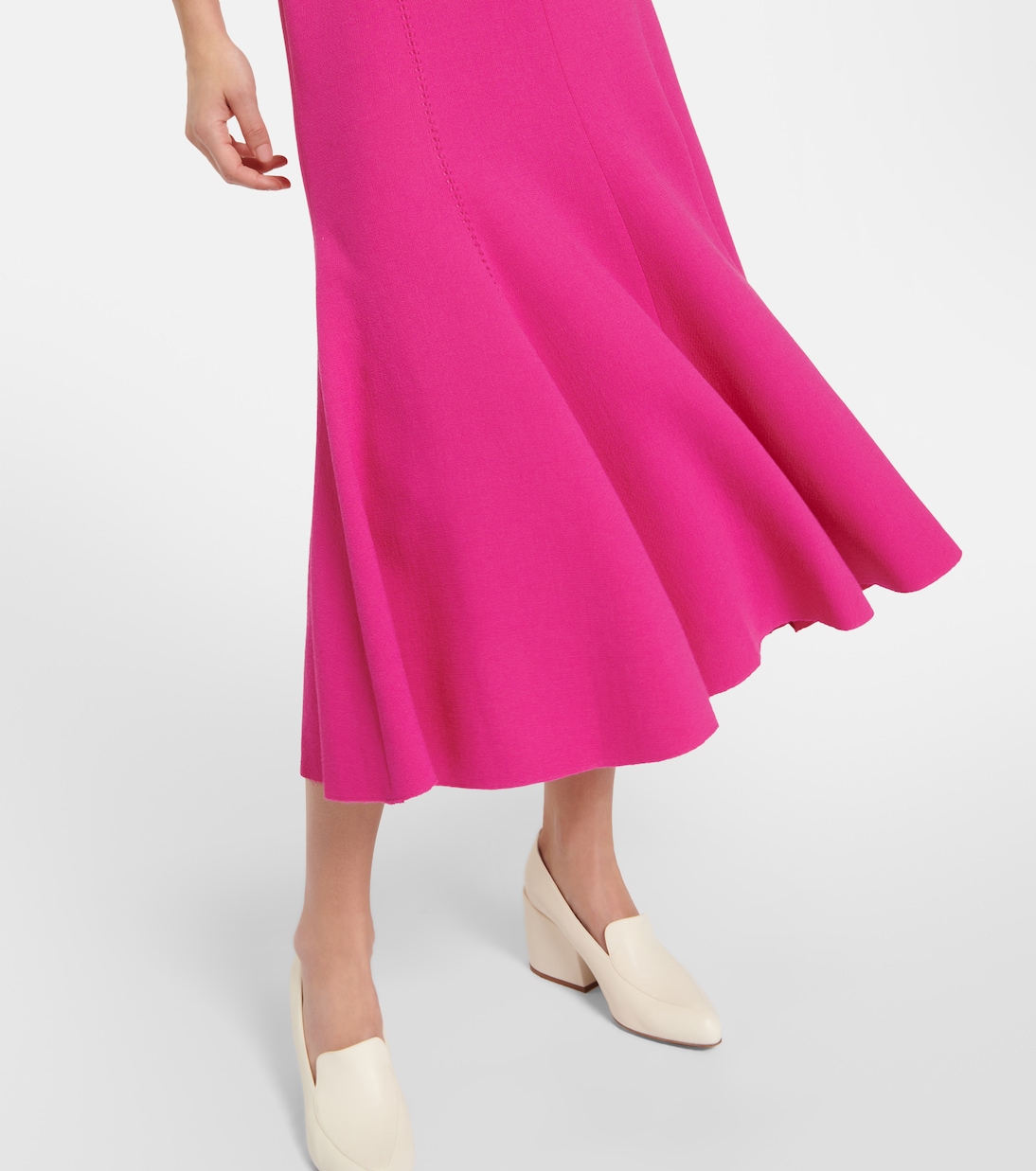 Gonna lunga  in lana a vita alta | Gabriela Hearst