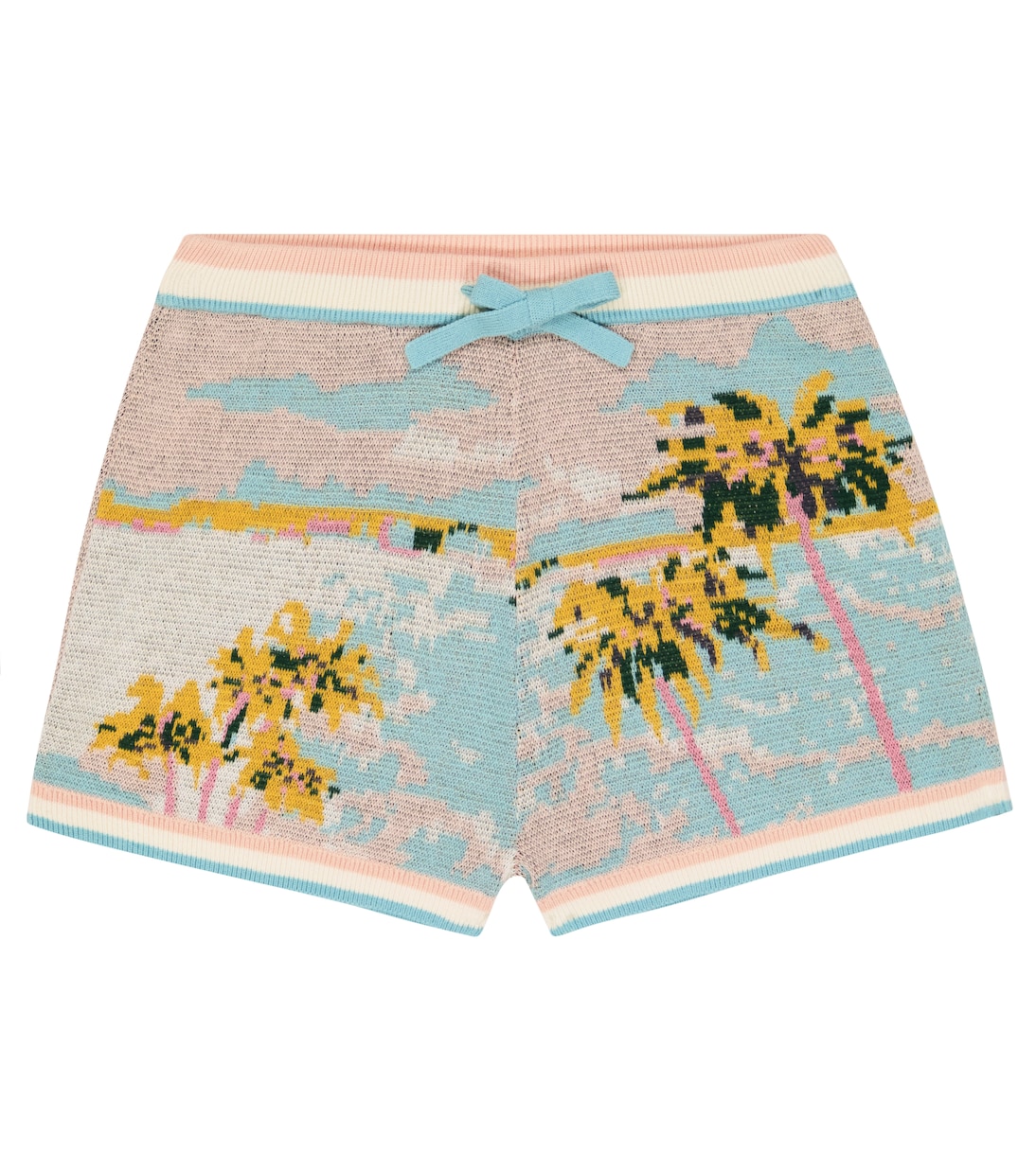 Shorts Tiggy in cotone con stampa | Zimmermann Kids
