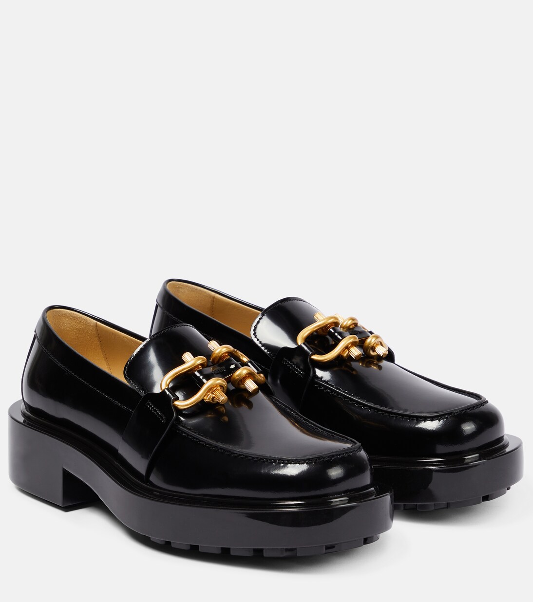 Loafers Monsieur aus Leder in Schwarz - Bottega Veneta | Mytheresa
