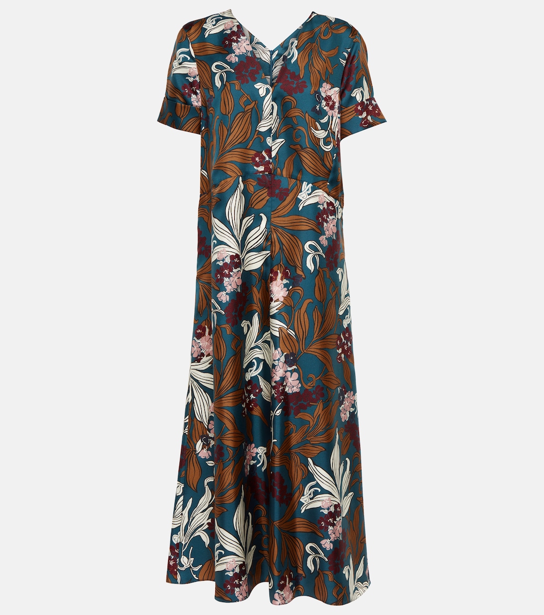 Bedrucktes Midikleid Paolo aus Seide | 'S Max Mara