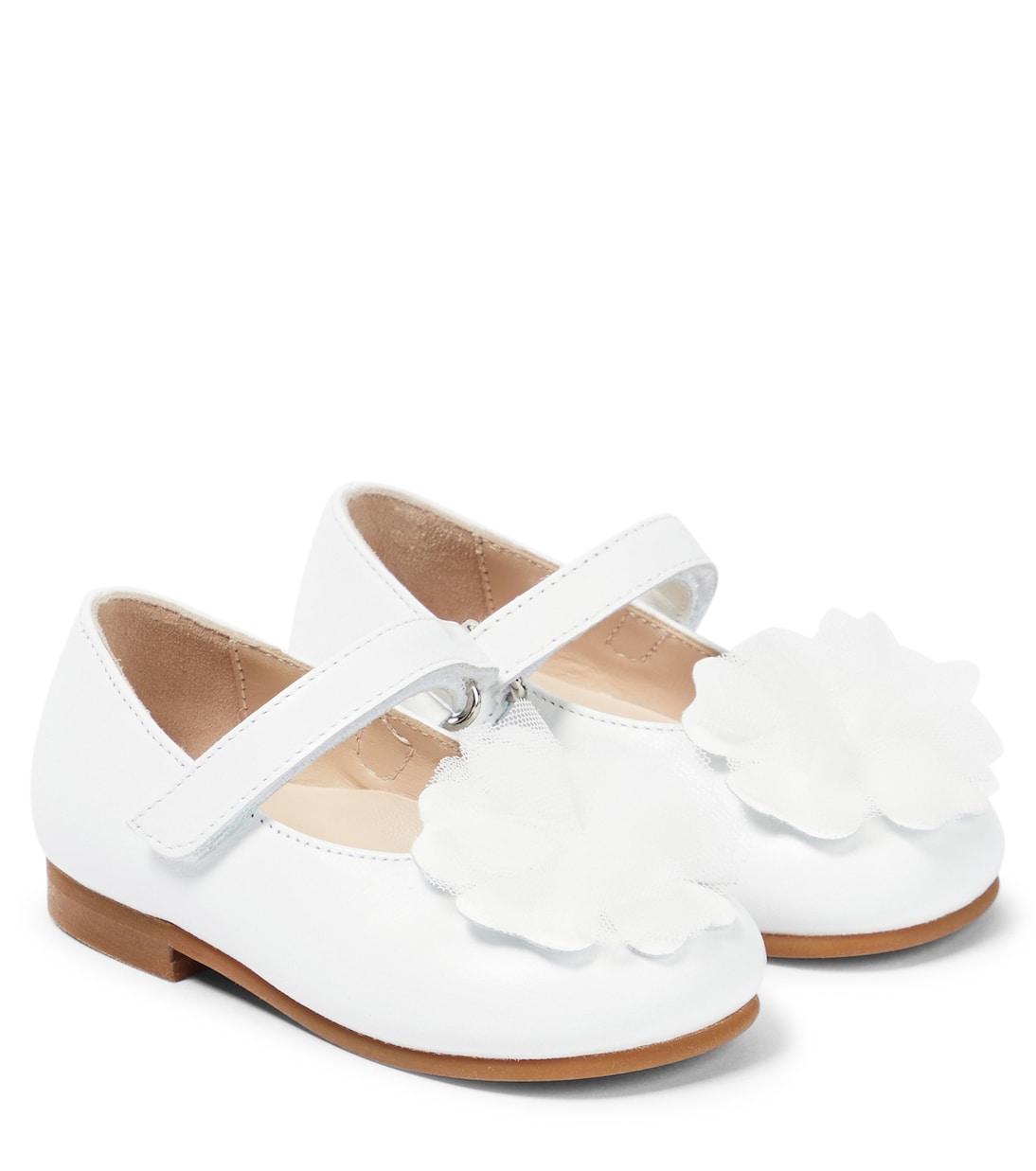Baby leather ballet flats | Il Gufo