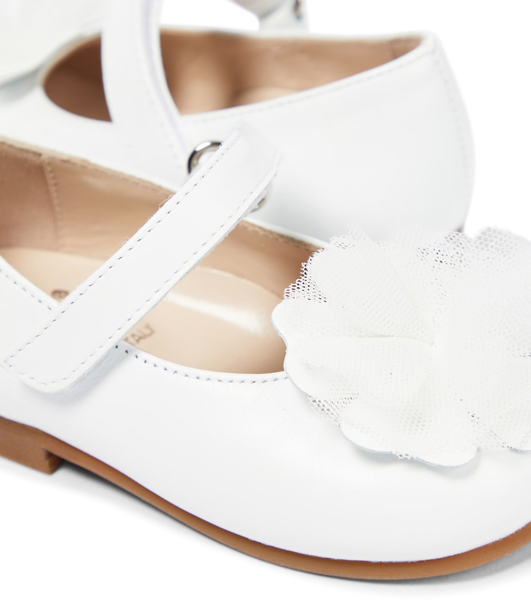 Baby leather ballet flats | Il Gufo