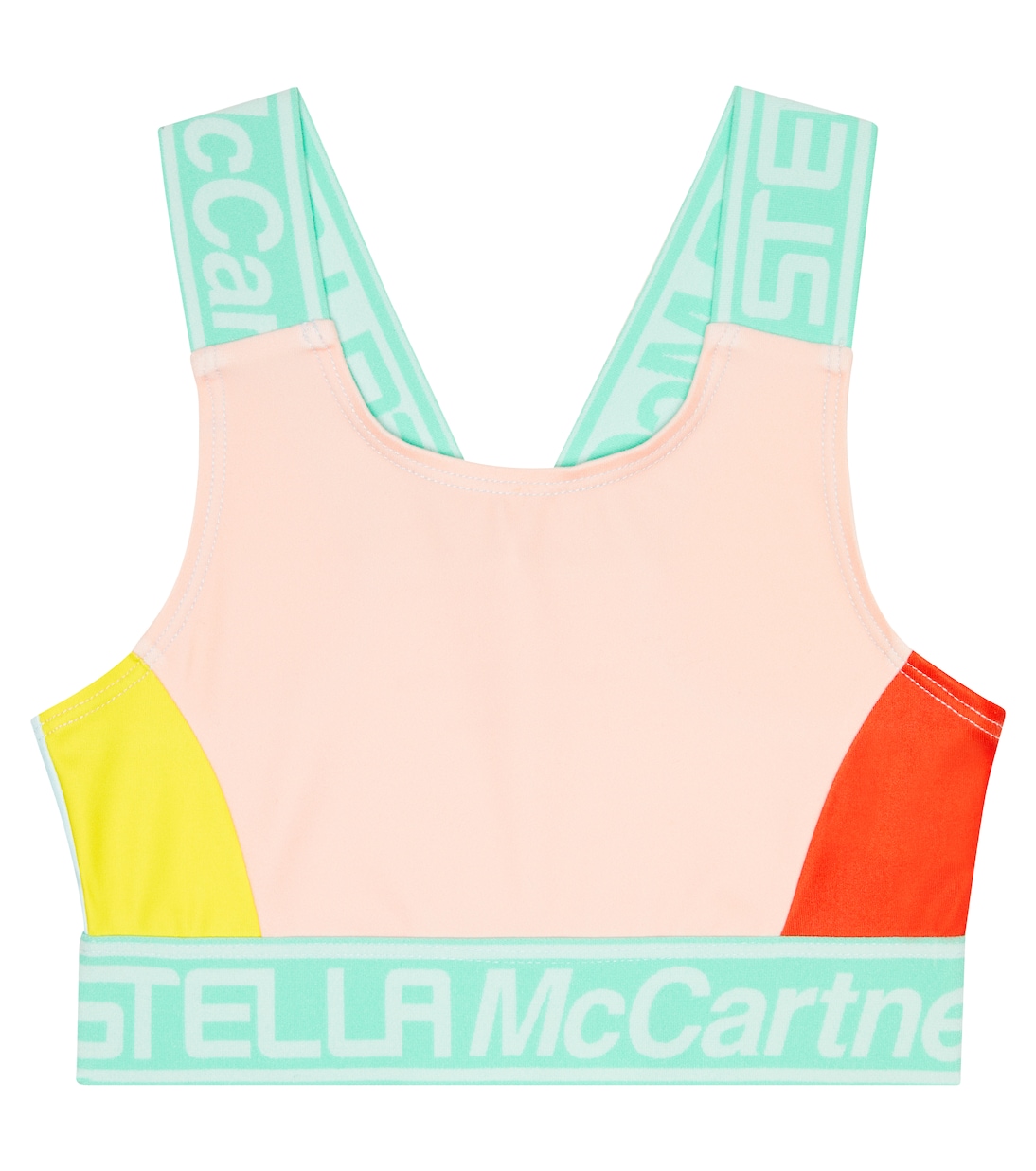 Camiseta deportiva colorblock | Stella McCartney Kids