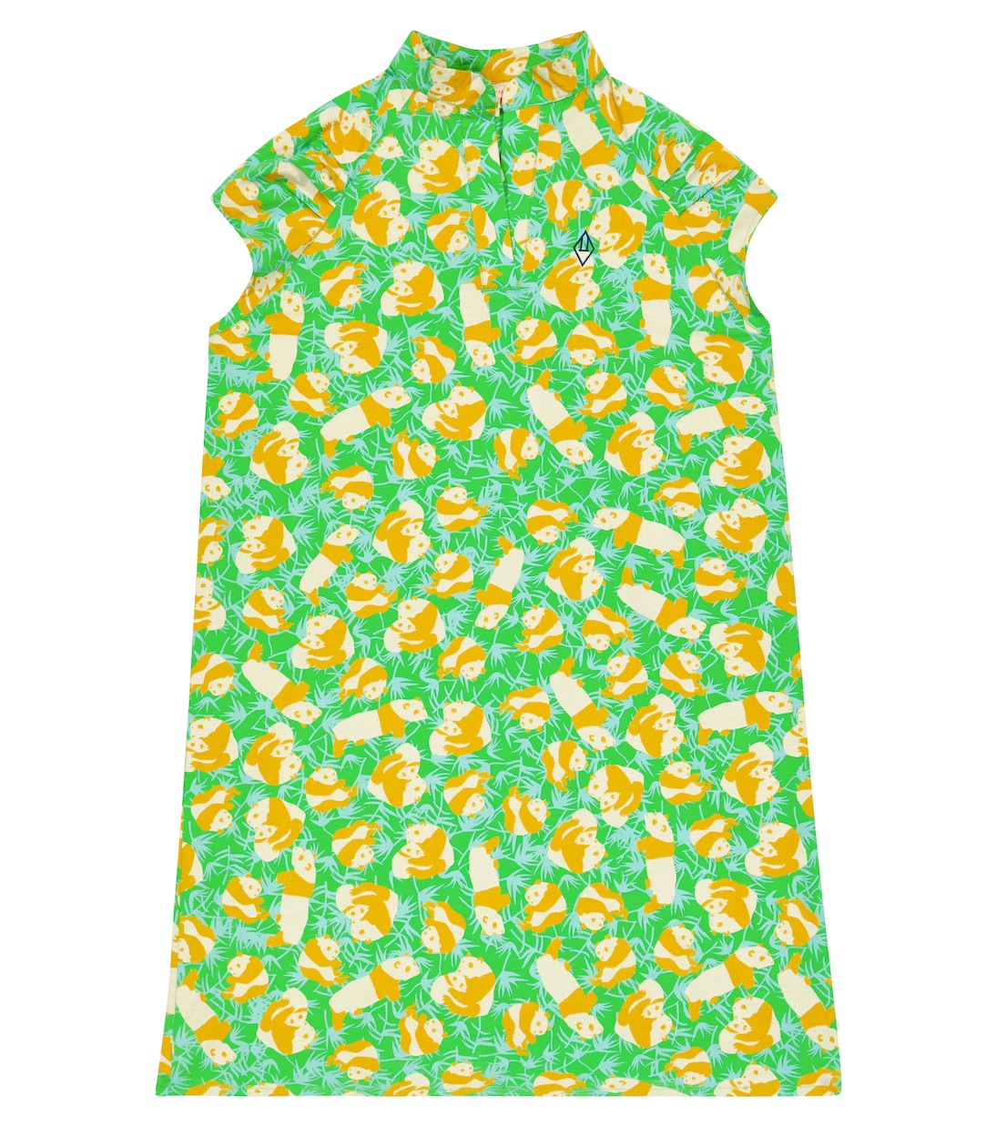 Swallow printed cotton tunic dress | The Animals Observatory
