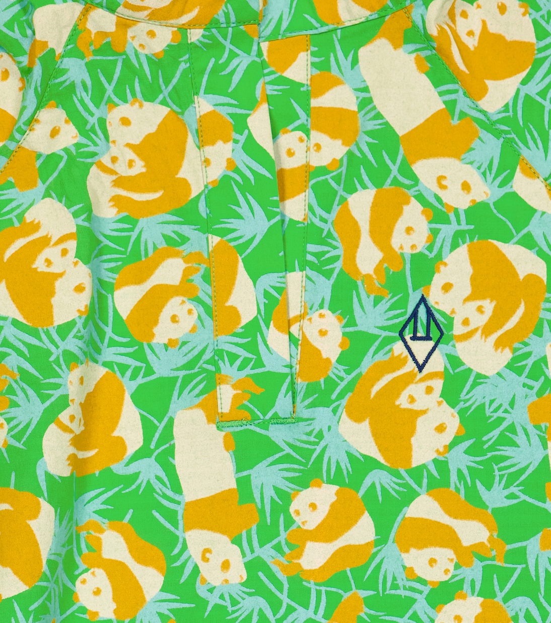 Swallow printed cotton tunic dress | The Animals Observatory