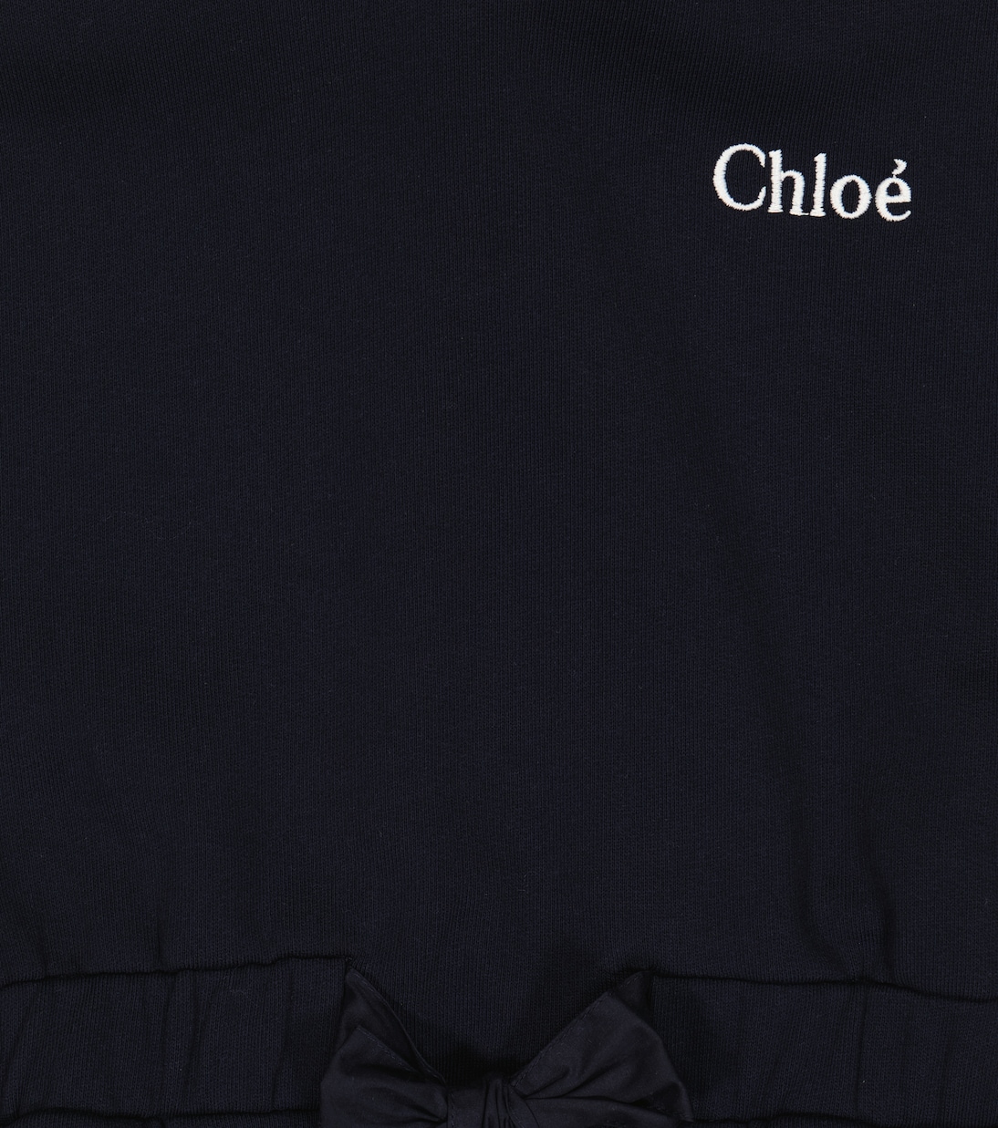 Abito in maglia di jersey di cotone | Chloé Kids