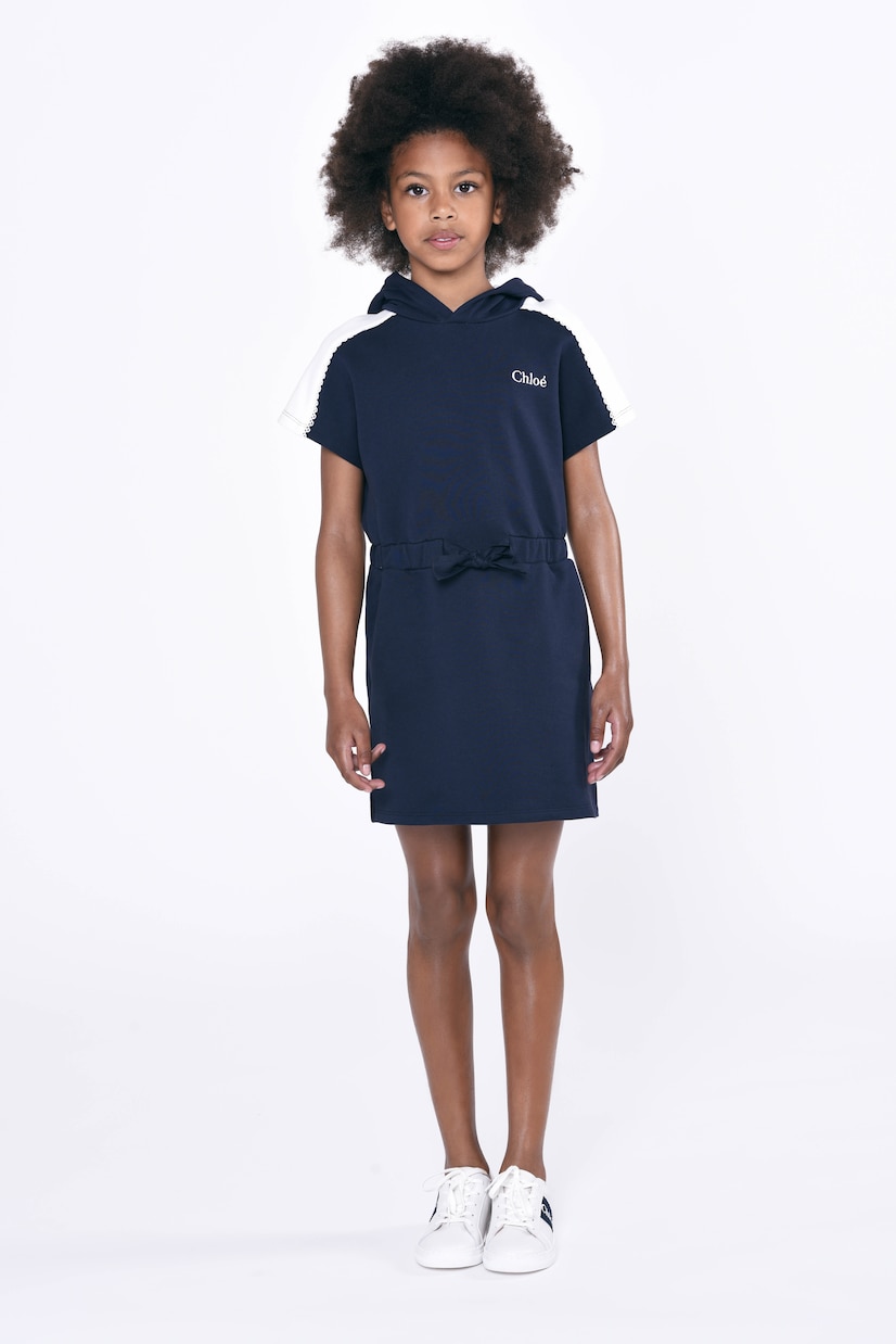 Abito in maglia di jersey di cotone | Chloé Kids