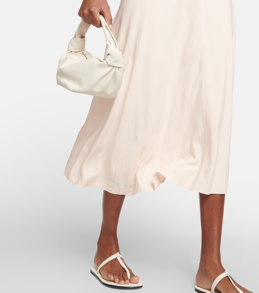 Halterneck silk maxi dress | Toteme