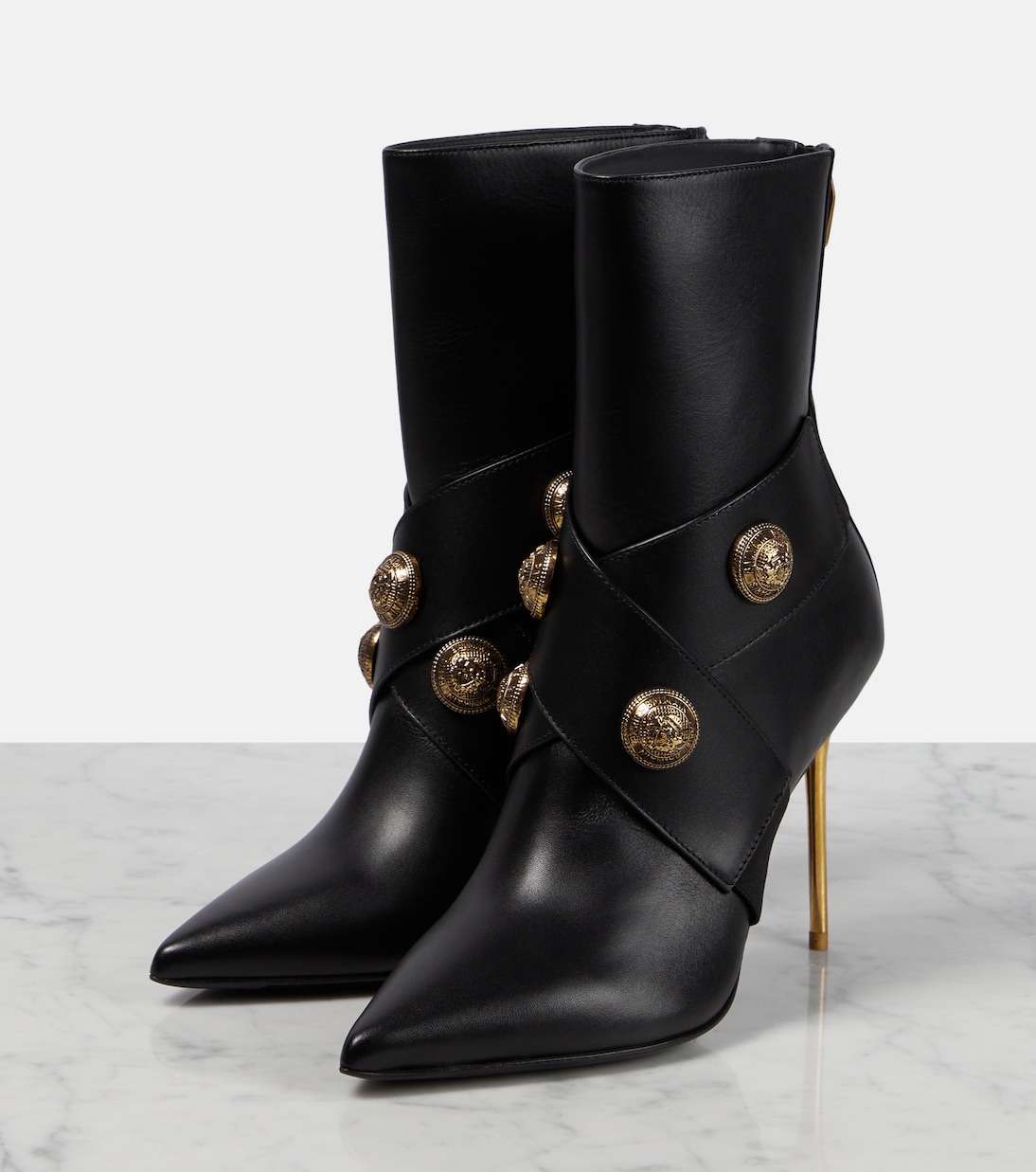 Ankle Boots Alma aus Leder | Balmain