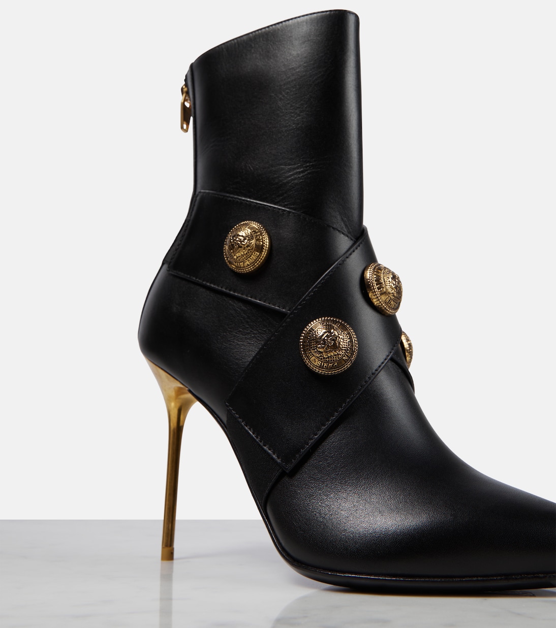 Ankle Boots Alma aus Leder | Balmain