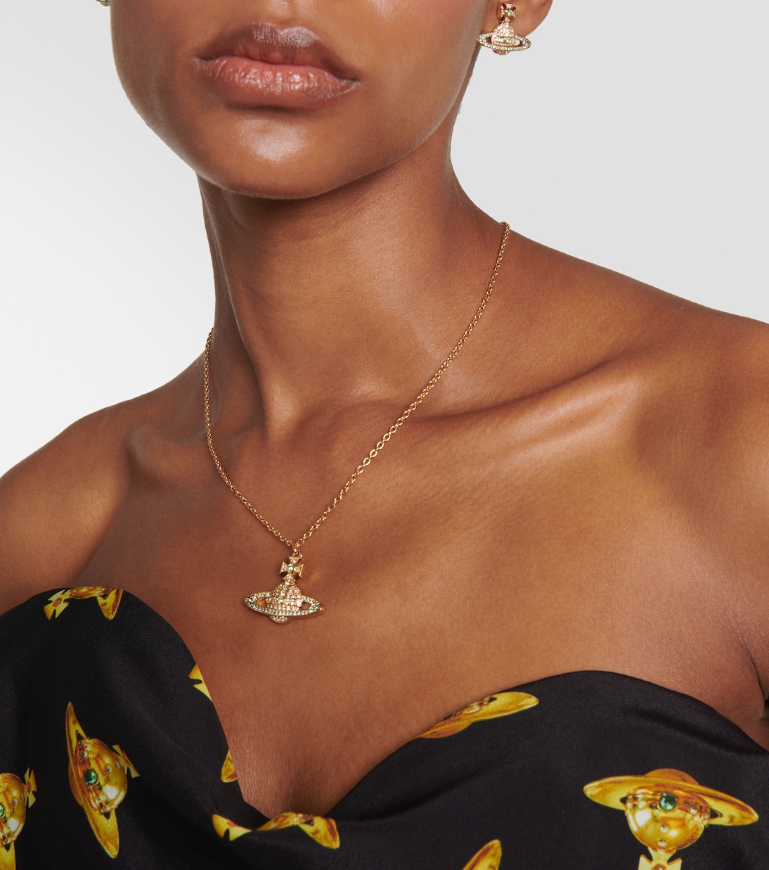 Halskette Kika mit Kristallen | Vivienne Westwood