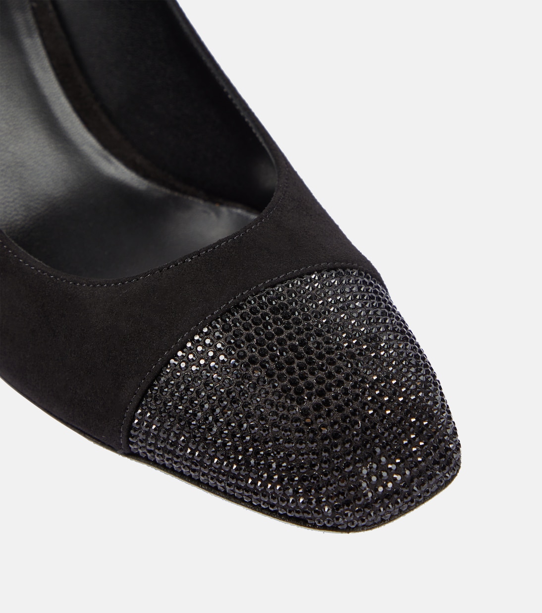 Verzierte Pumps aus Veloursleder | Rene Caovilla
