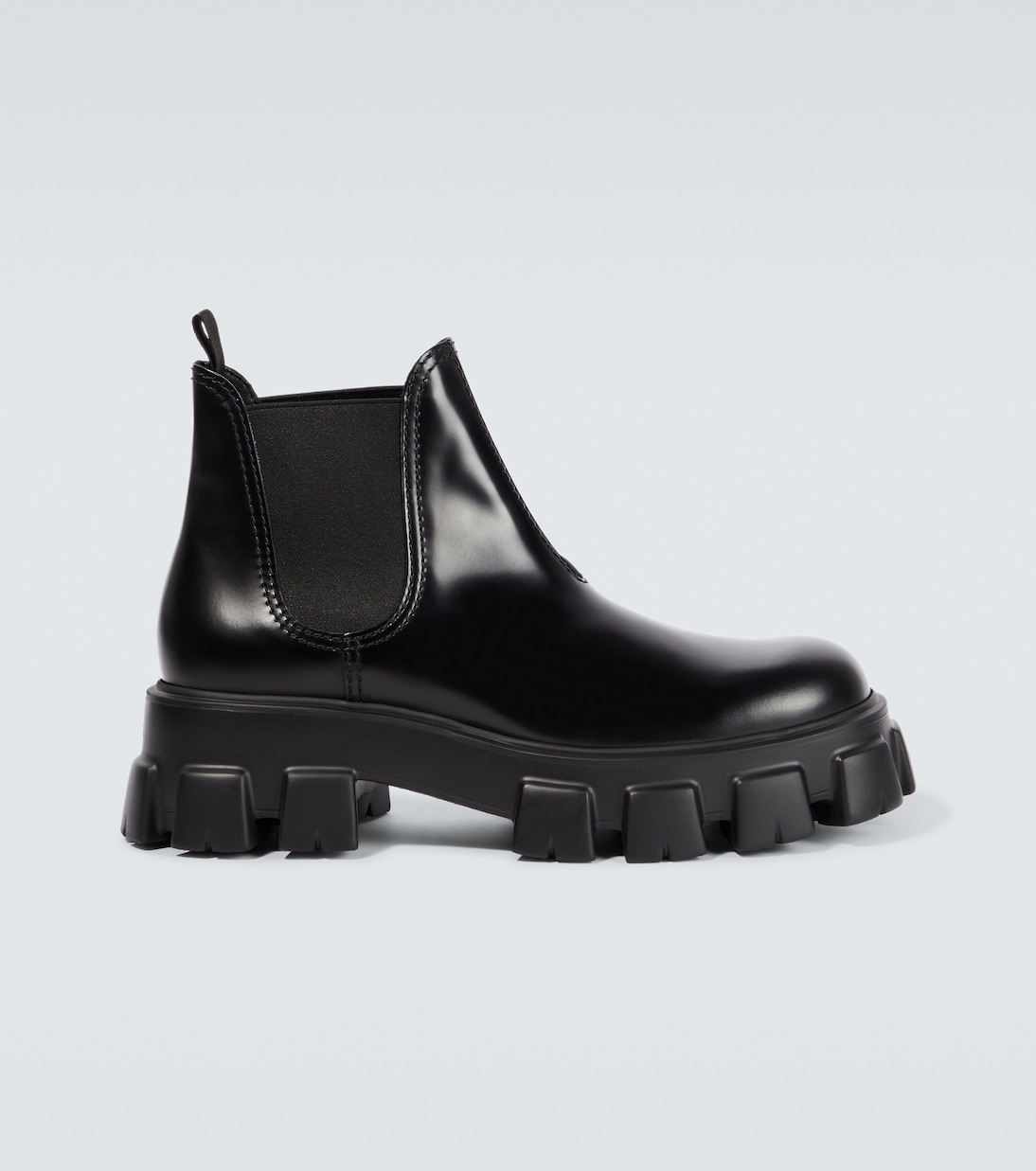 Chelsea Boots Monolith aus Leder | Prada