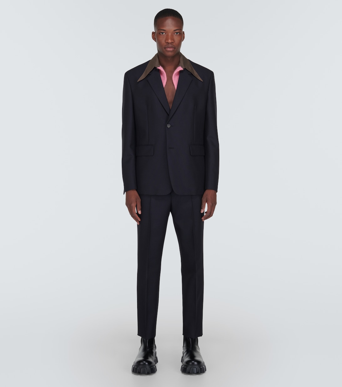Chelsea Boots Monolith aus Leder | Prada
